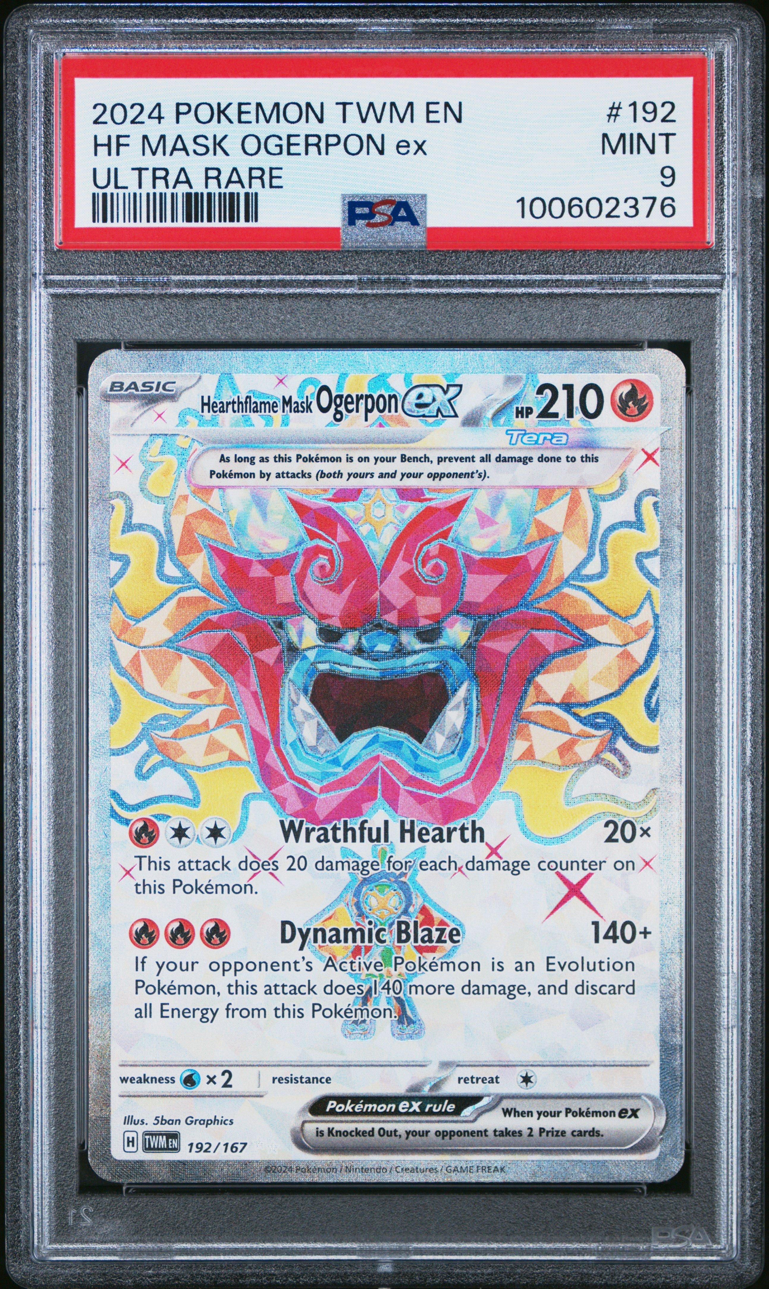 2024 Pokemon Twm En-twilight Masquerade 192 Hearthflame Mask