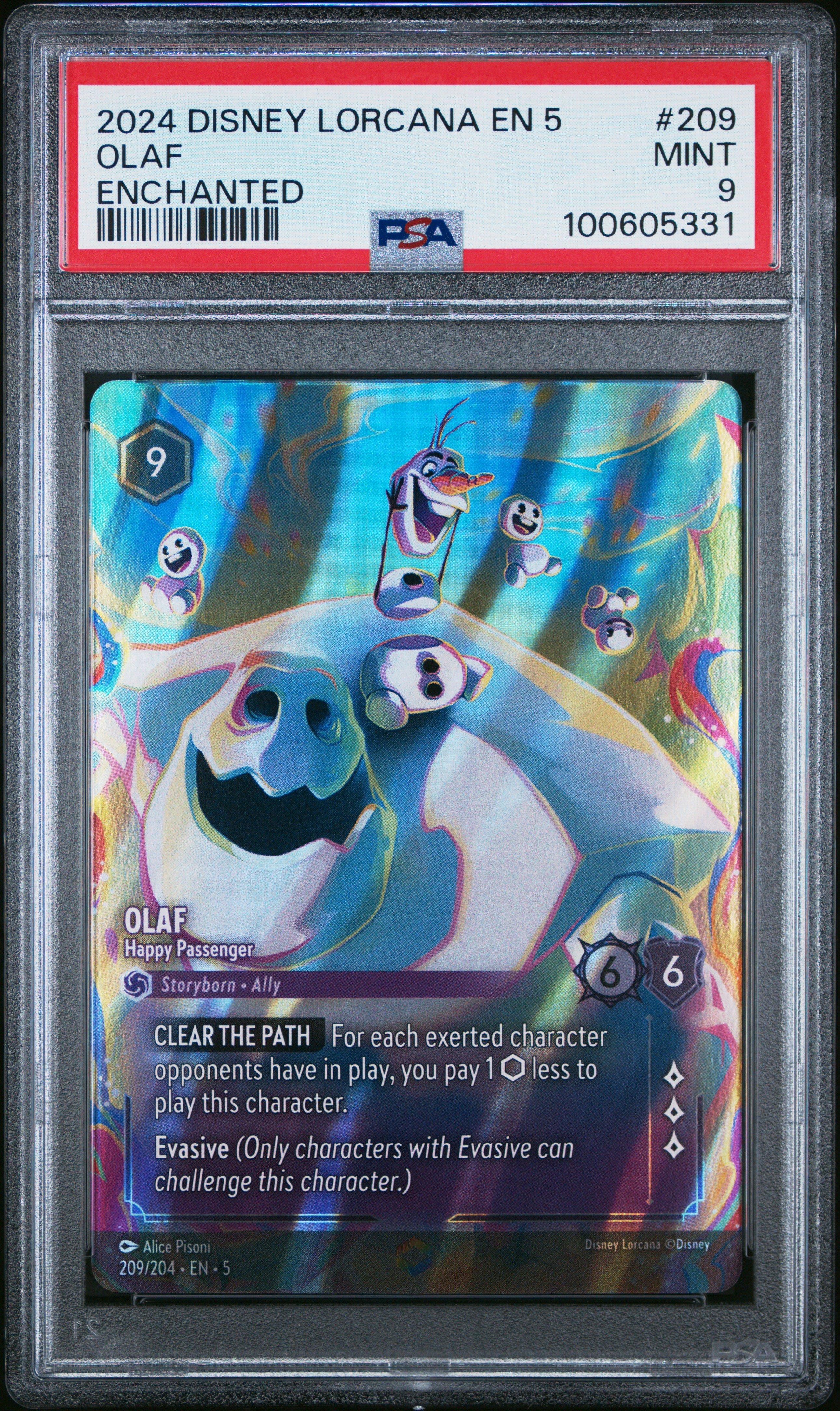 2024 Disney Lorcana En 5-shimmering Skies 209 Olaf