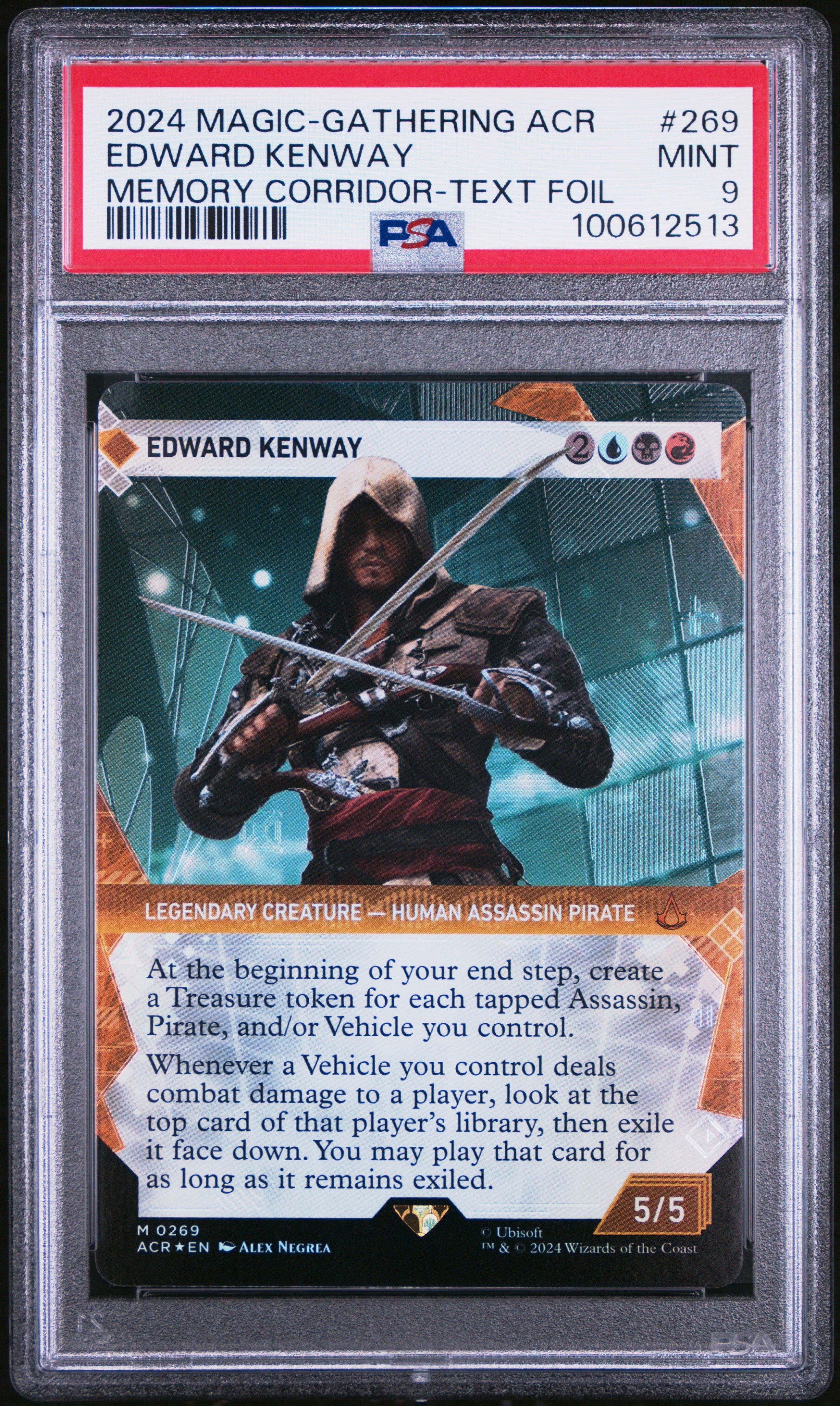 2024 Magic The Gathering Assassin's Creed 269 Edward Kenway Memory