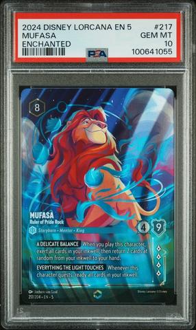 PSA10 Disney Lorcanaアルキメデス #208 7450 PSA10 Disney Lorcana