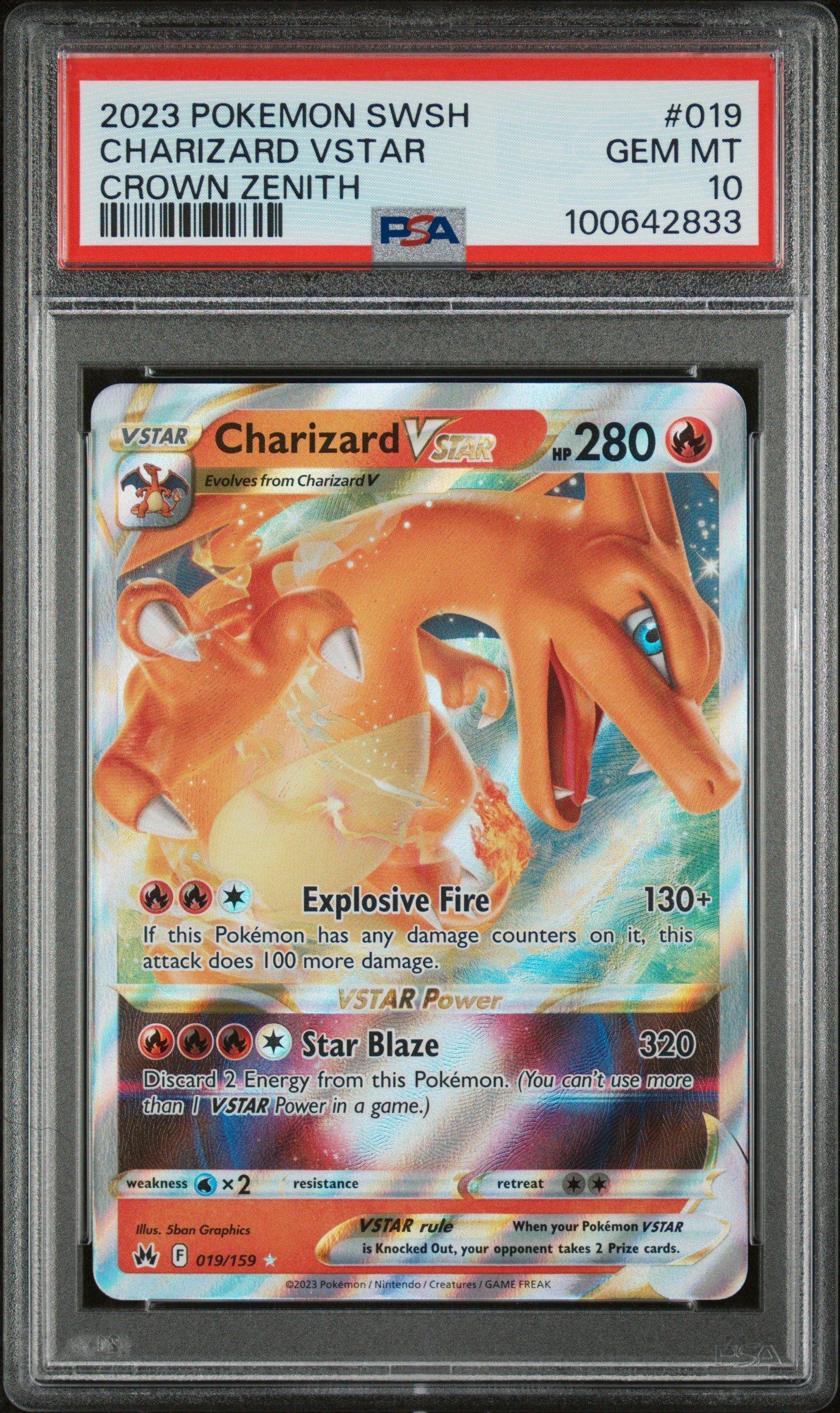 2023 Pokemon Sword And Shield Crown Zenith 019 Charizard Vstar PSA