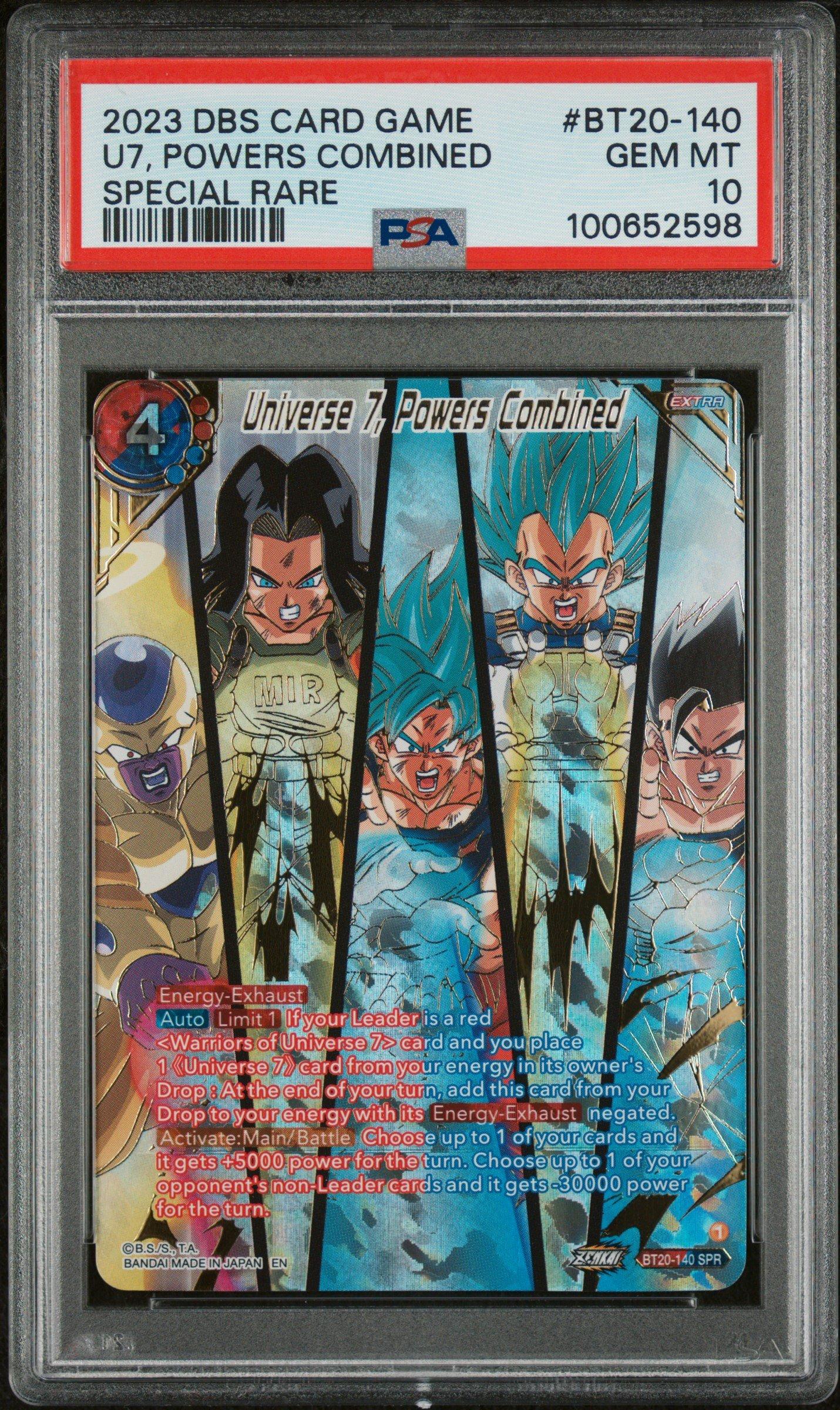 2023 Dragon Ball Super Card Game Series 20 Power Absorbed Bt20-140 Universe 7