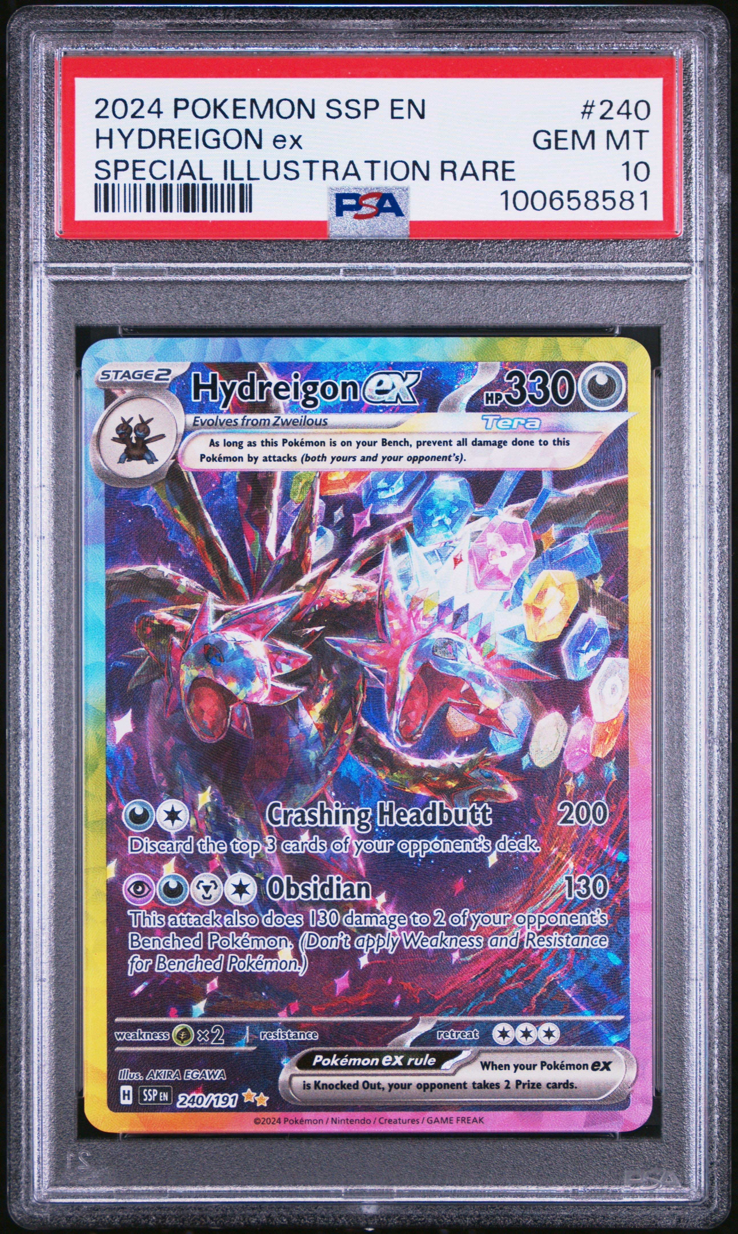 2024 Pokemon Ssp En-surging Sparks 240 Hydreigon Ex Special