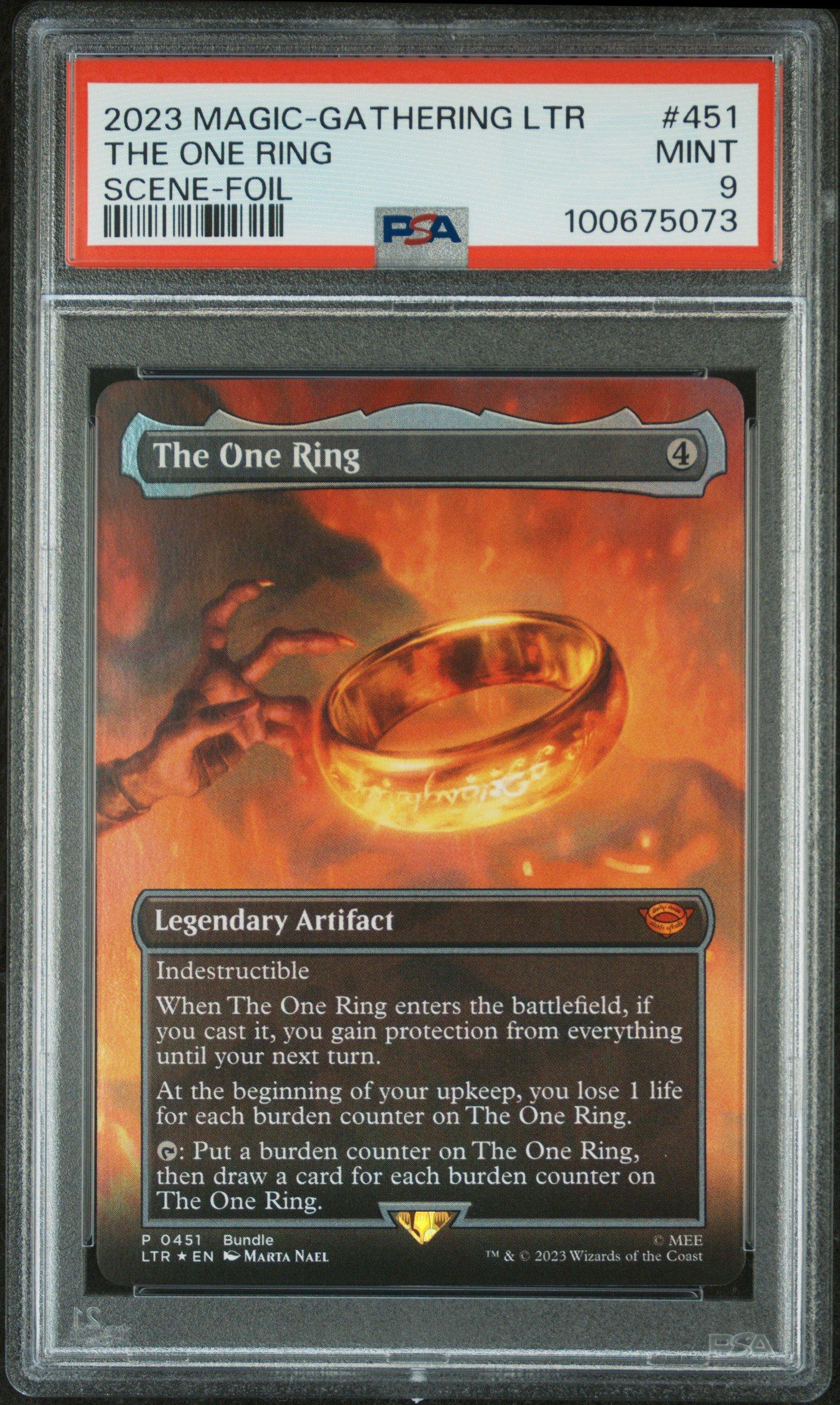 2023 Magic The Gathering Tales Of Middle-earth 451 The One Ring Scene 