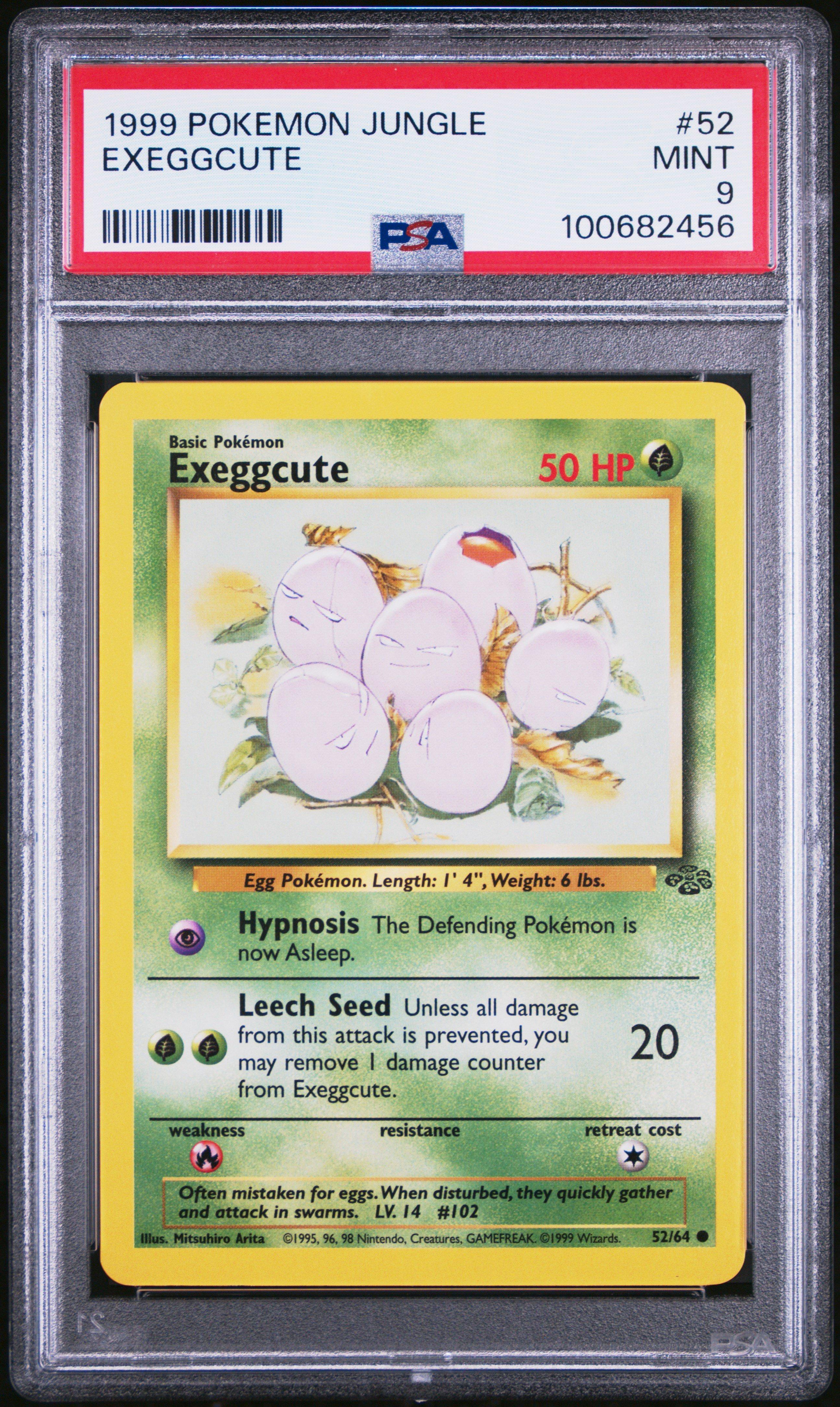 1999 Pokemon Jungle 52 Exeggcute PSA 9