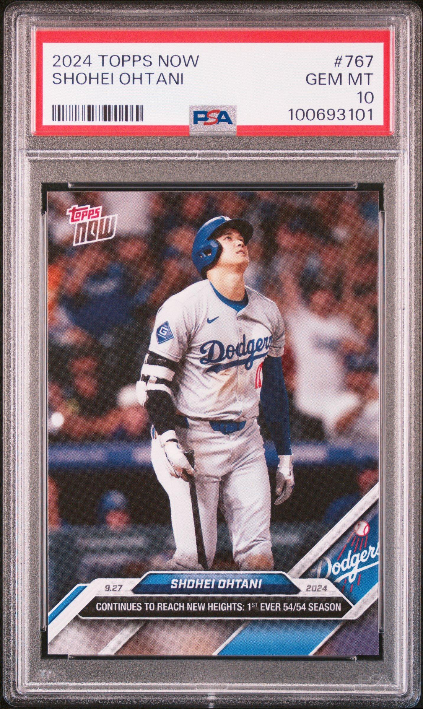 2024 Topps Now 767 Shohei Ohtani PSA 10 | GameStop
