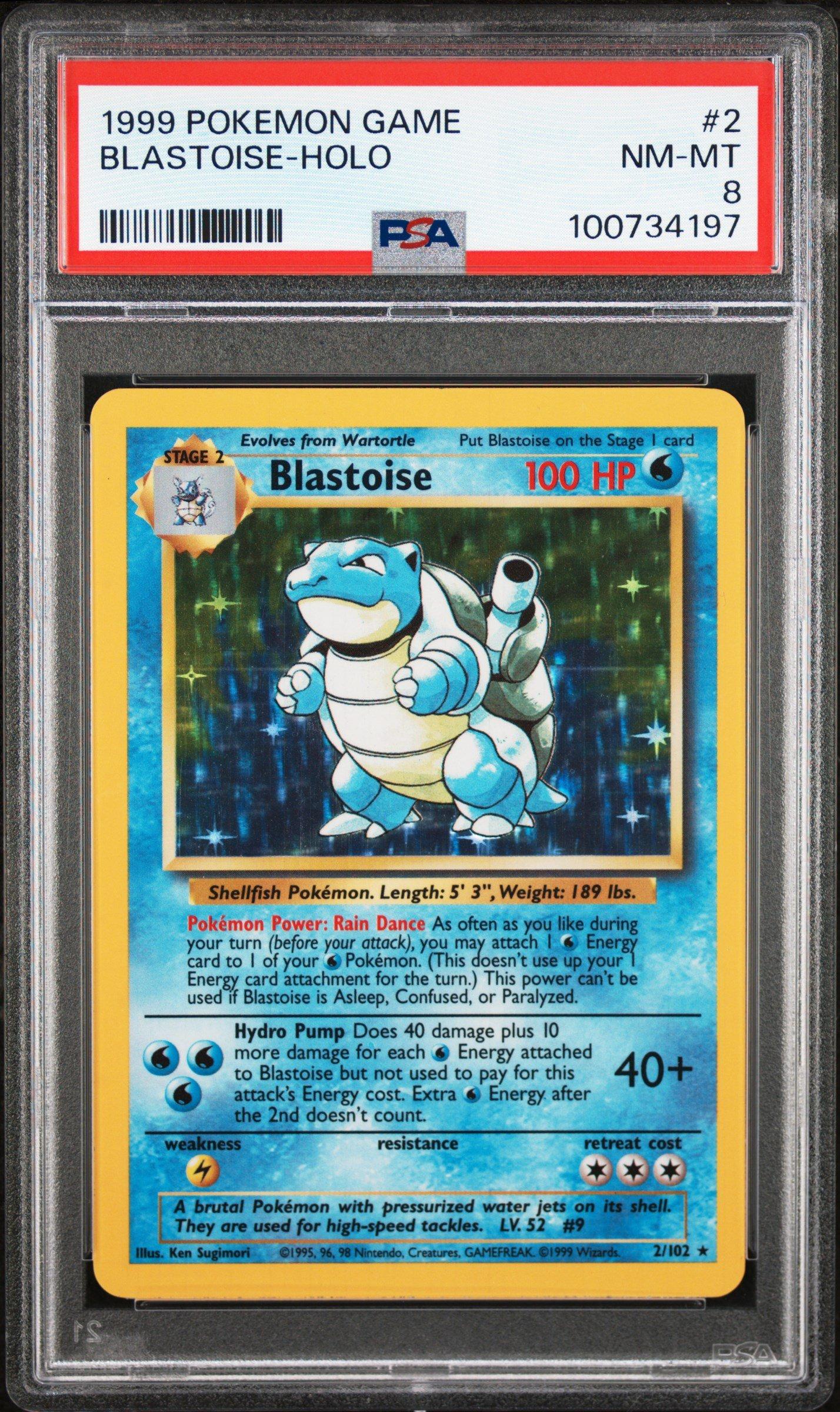 1999 Pokemon Game 2 Blastoise-holo PSA 8 | GameStop