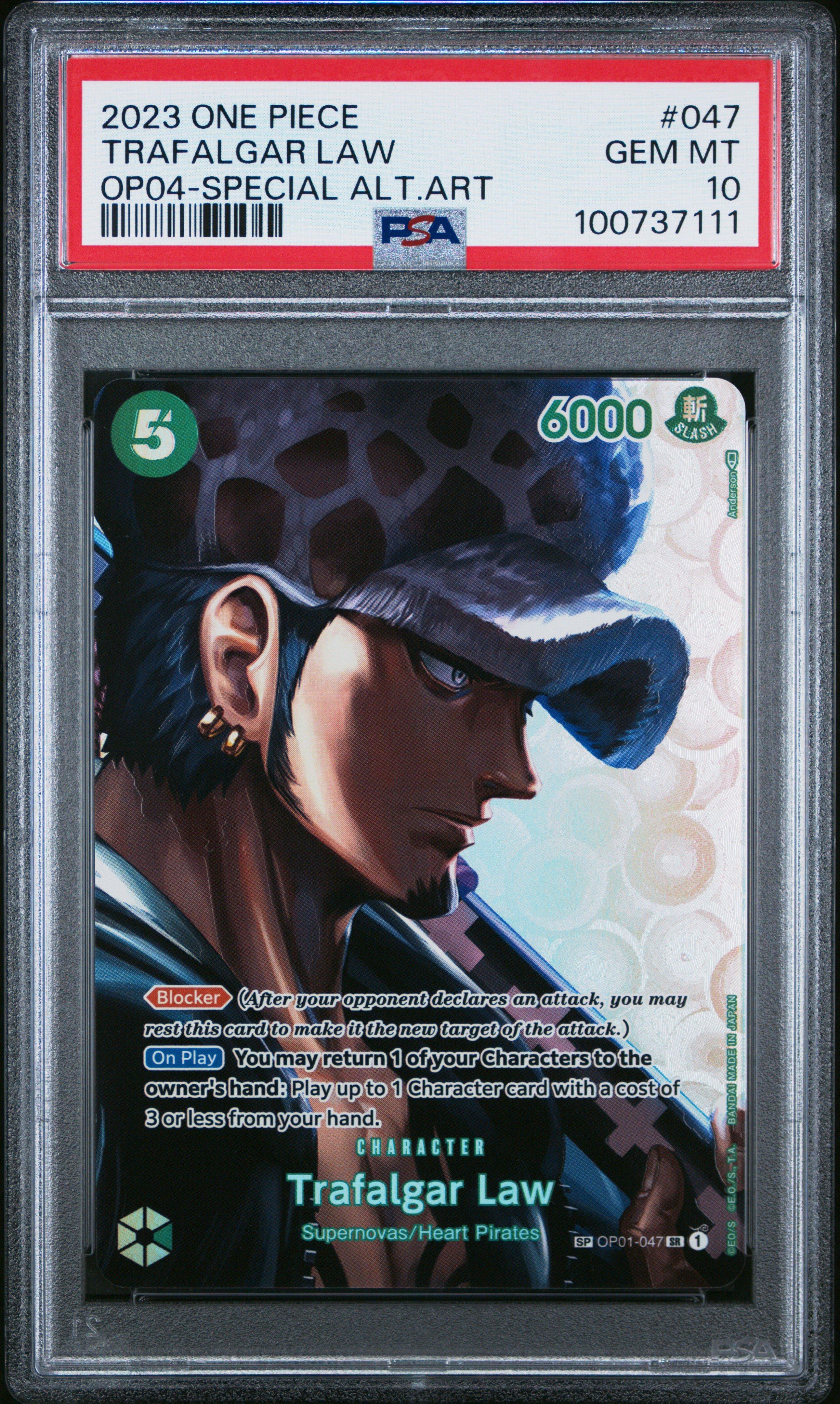 2023 One Piece Op04-kingdoms Of Intrigue 047 Trafalgar Law Special