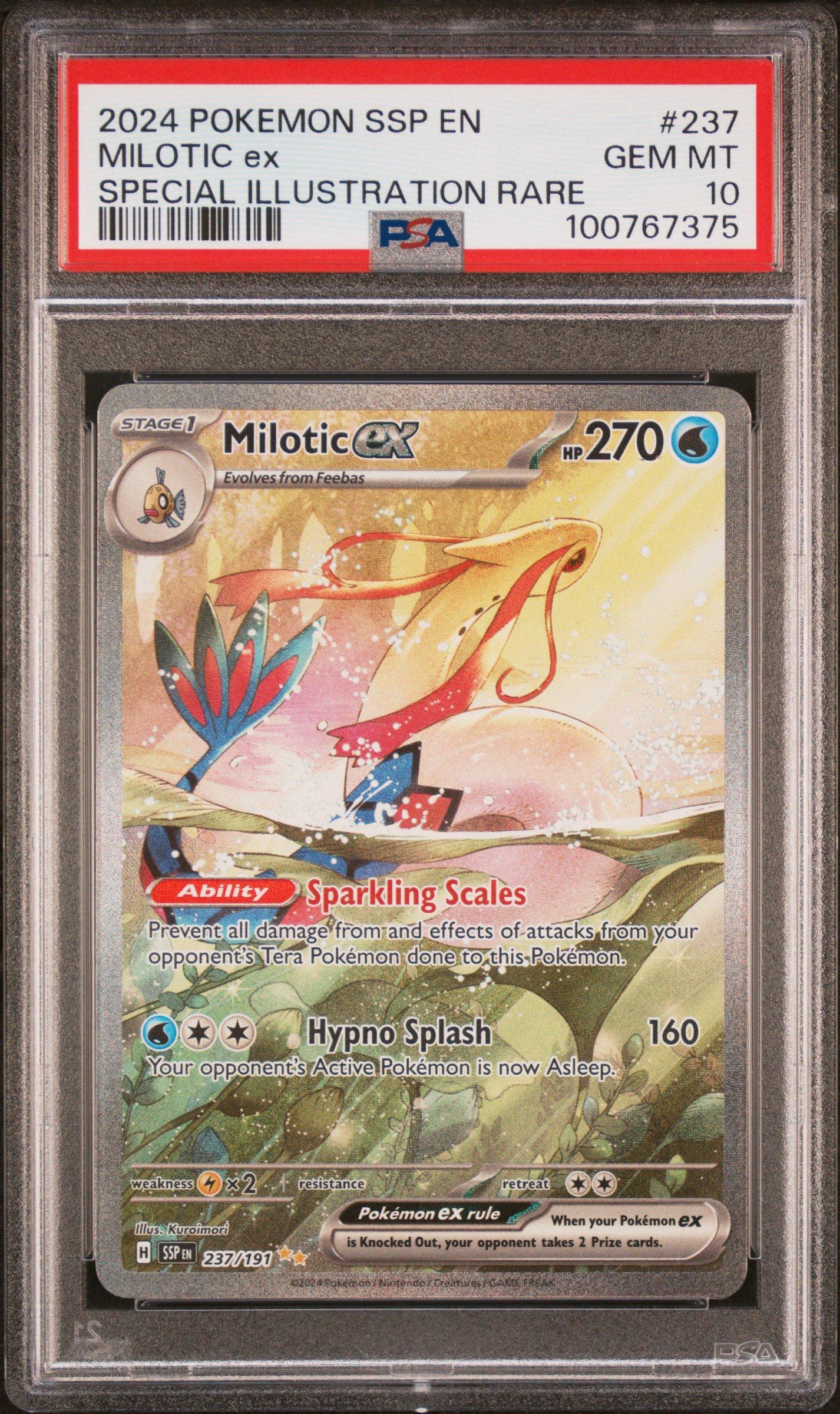 2024 Pokemon Ssp En-surging Sparks 237 Milotic Ex Special