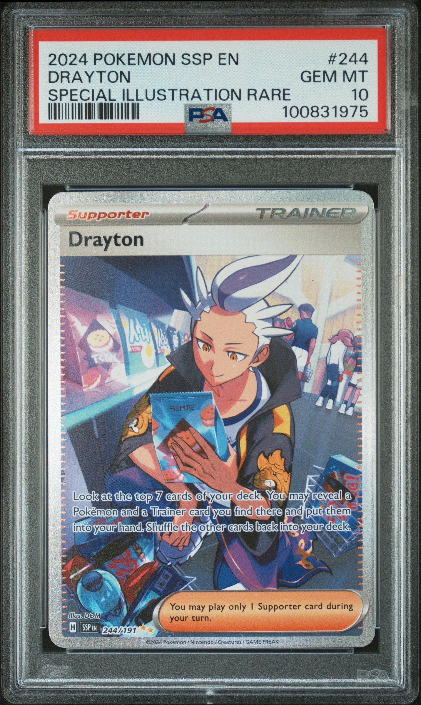 2024 Pokemon Ssp En-surging Sparks 244 Drayton Special