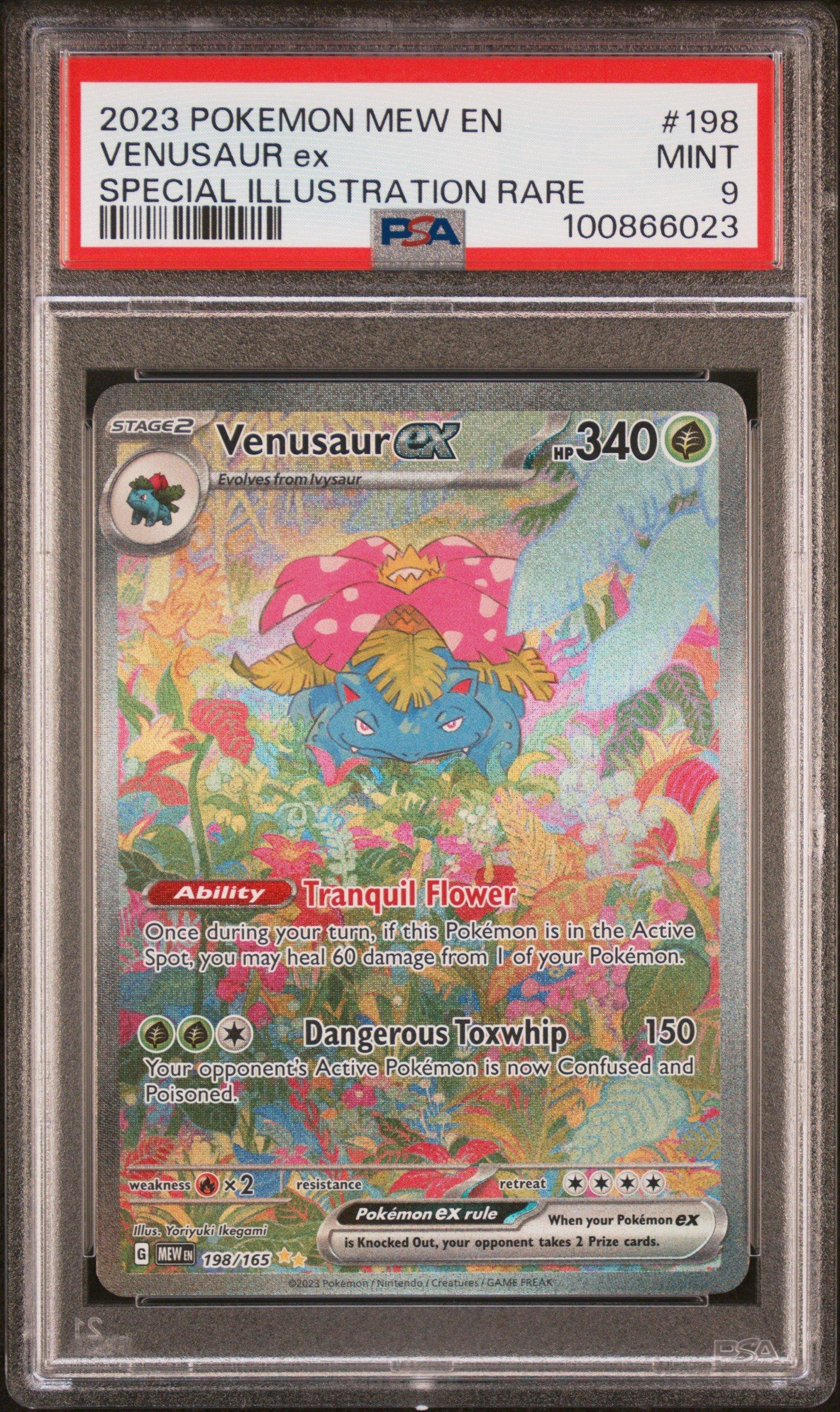 2023 Pokemon Mew En-151 198 Venusaur Ex Special Illustration Rare