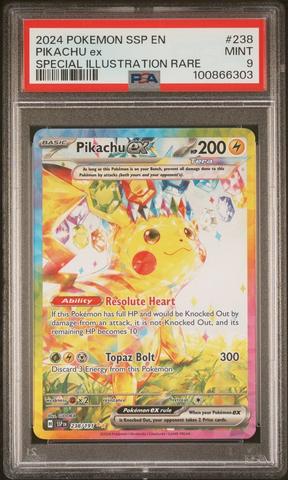 2024 Pokemon Ssp En-surging Sparks 238 Pikachu Ex Special
