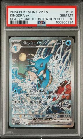 2024 Pokemon Svp En-sv Black Star Promo 131 Kingdra Ex Shrouded