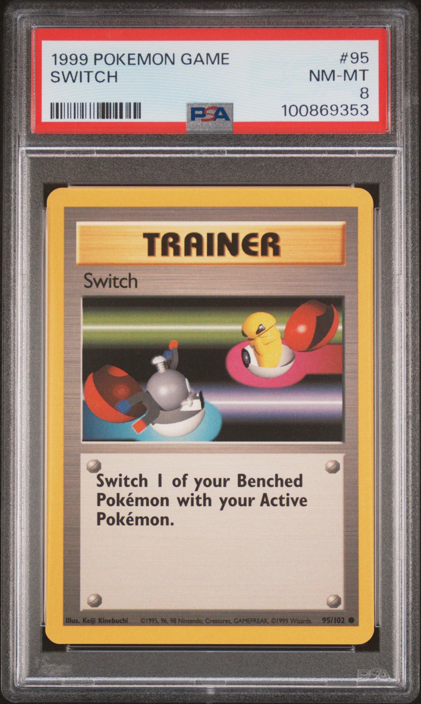 1999 Pokemon Game 95 Switch PSA