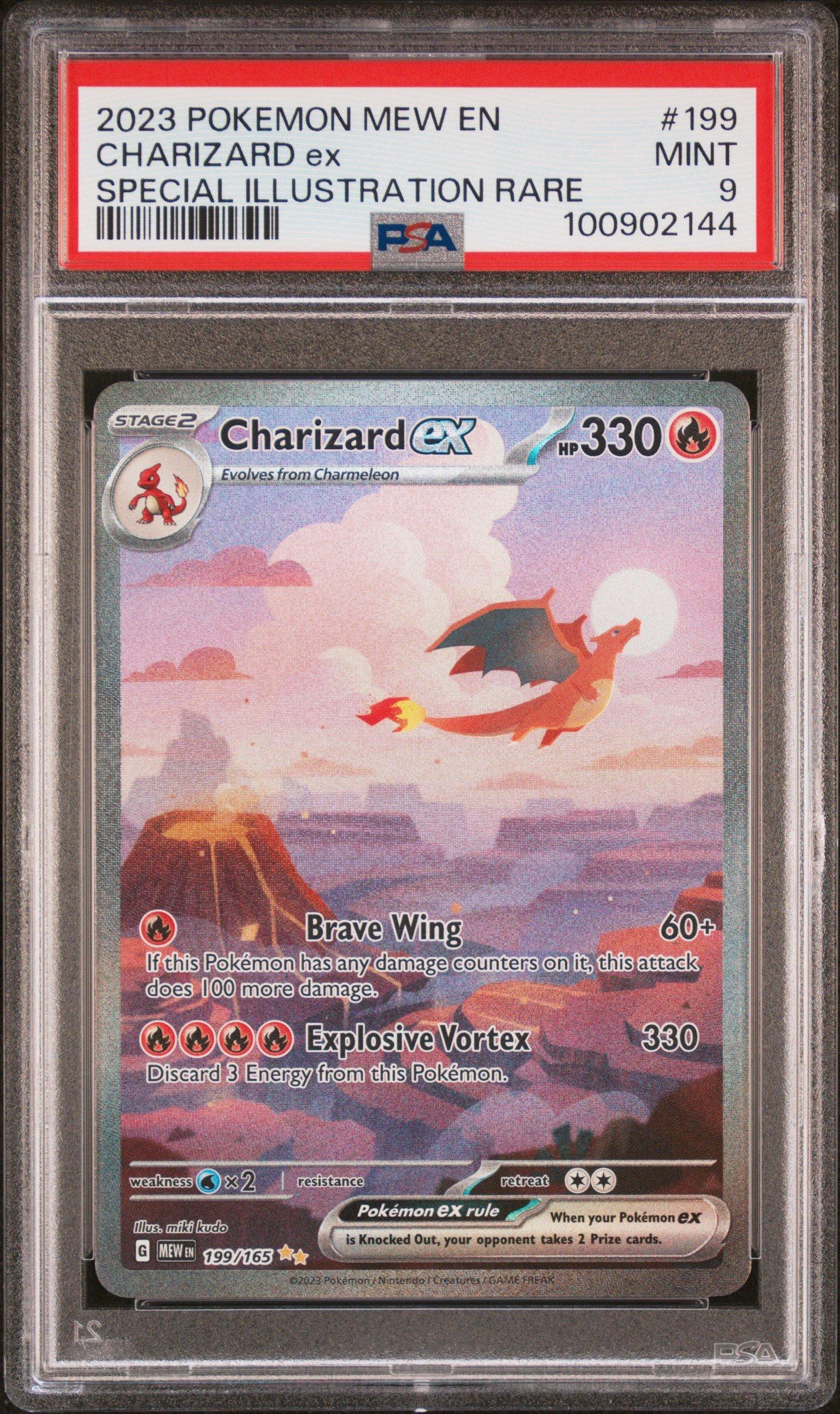 Pokemon Mew En Charizard Ex Special Illustration Rare Psa