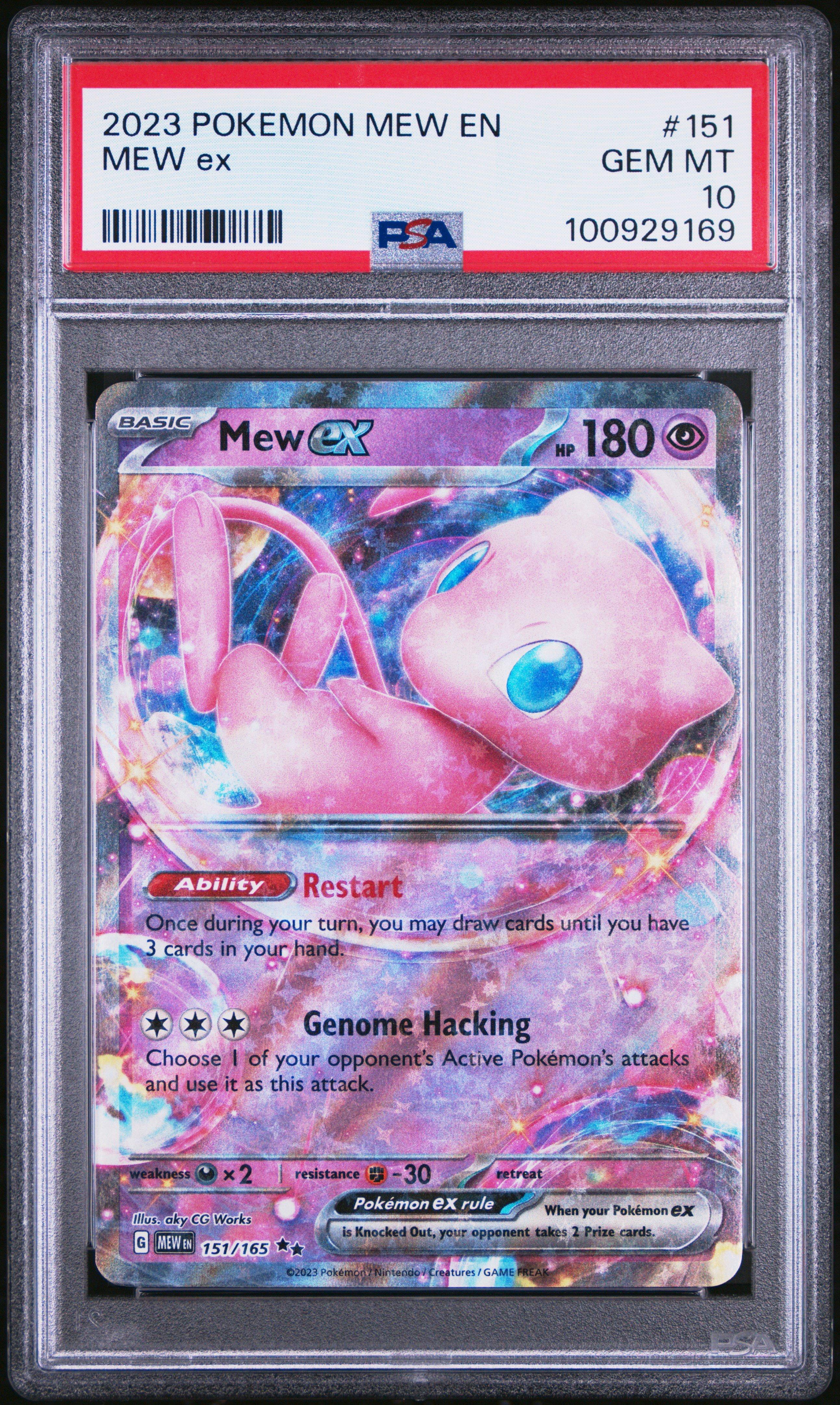 2023 Pokemon Mew En-151 151 Mew Ex PSA