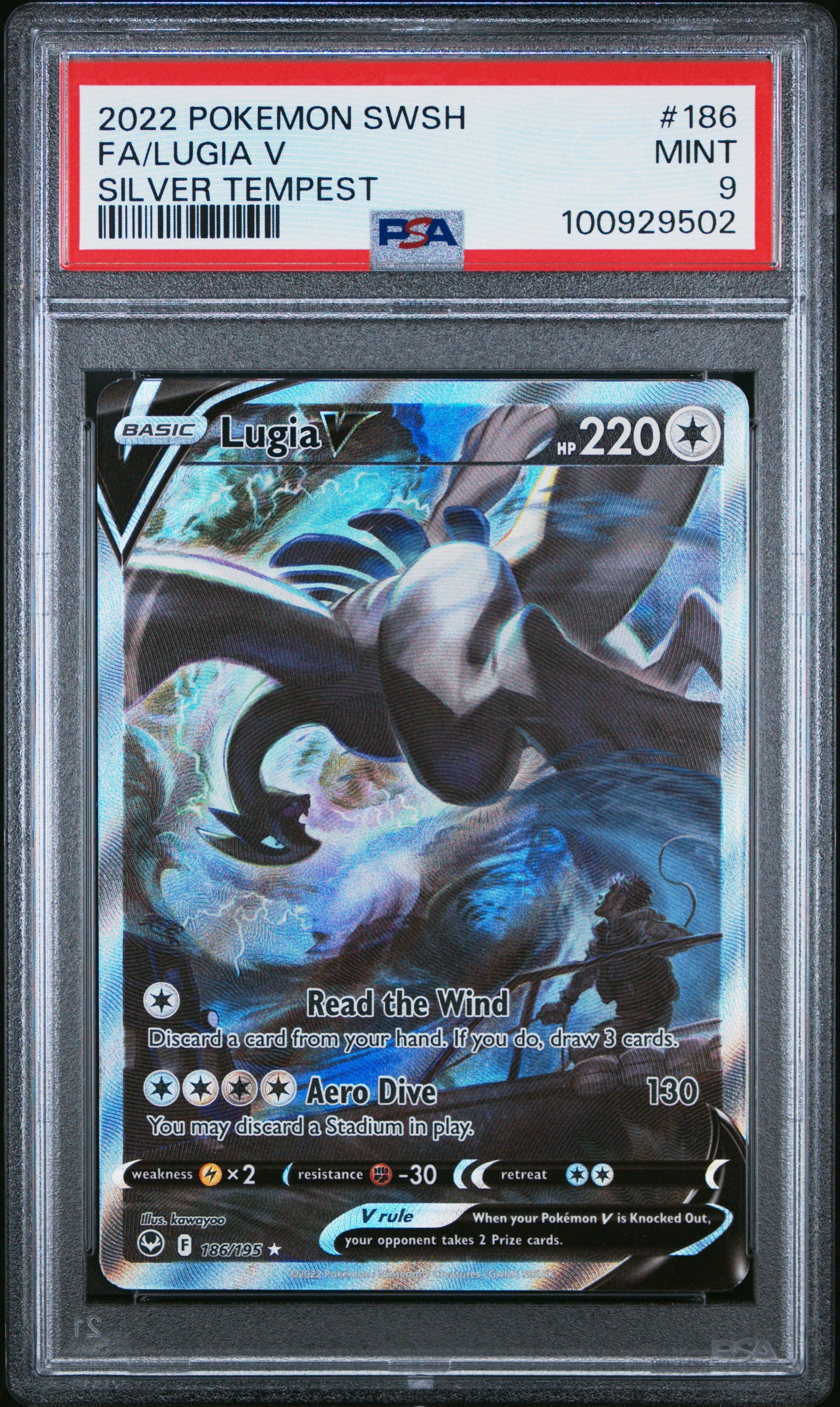 2022 Pokemon Sword & Shield Silver Tempest 186 Full Art