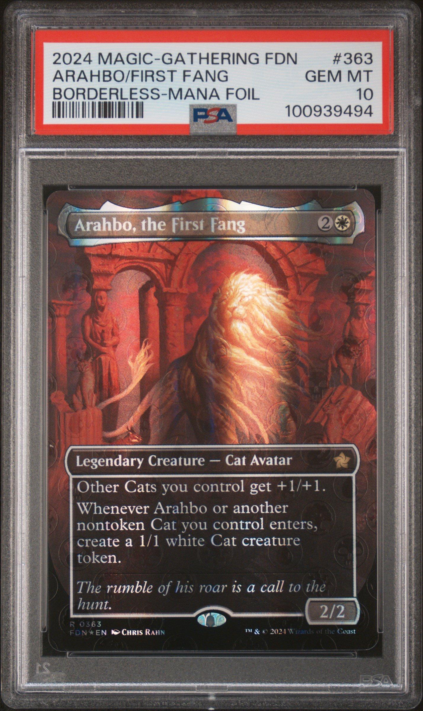 2024 Magic The Gathering Foundations 363 Arahbo, The First Fang