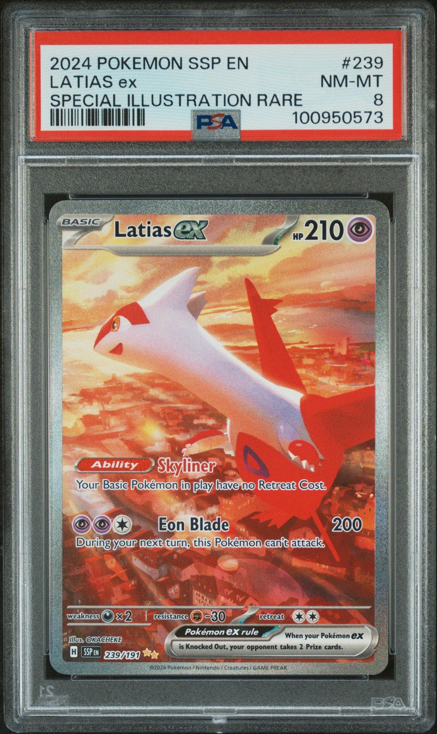 2024 Pokemon Ssp En-surging Sparks 239 Latias Ex Special