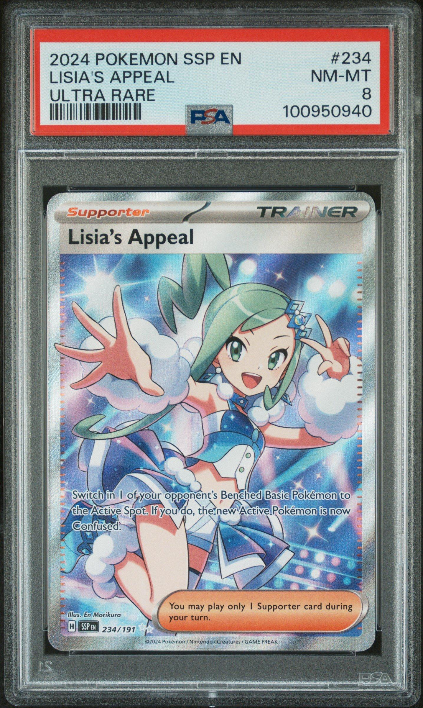 2024 Pokemon Ssp En-surging Sparks 234 Lisia's Appeal Ultra Rare
