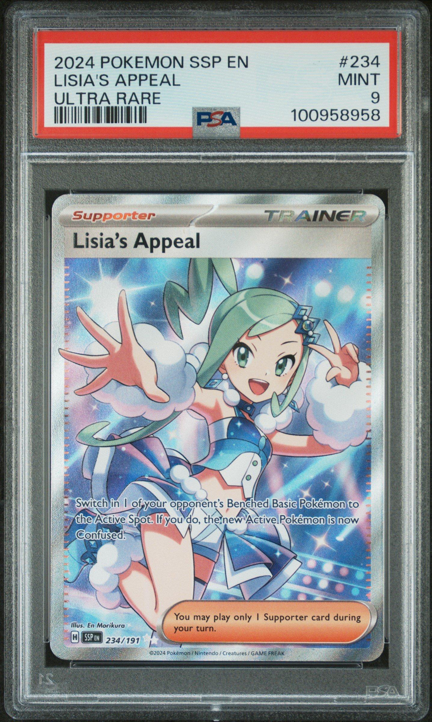 2024 Pokemon Ssp En-surging Sparks 234 Lisia's Appeal Ultra Rare
