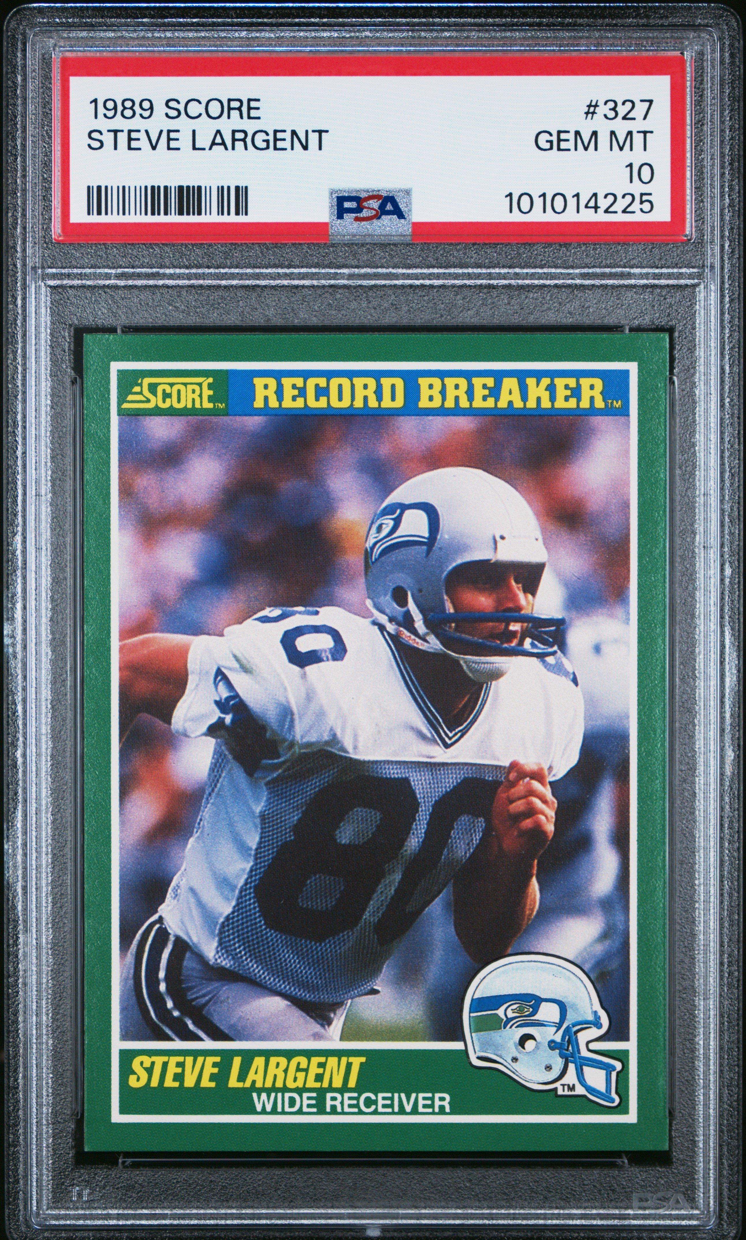 1989 Score 327 Steve Largent PSA 10 Graded Card | GameStop