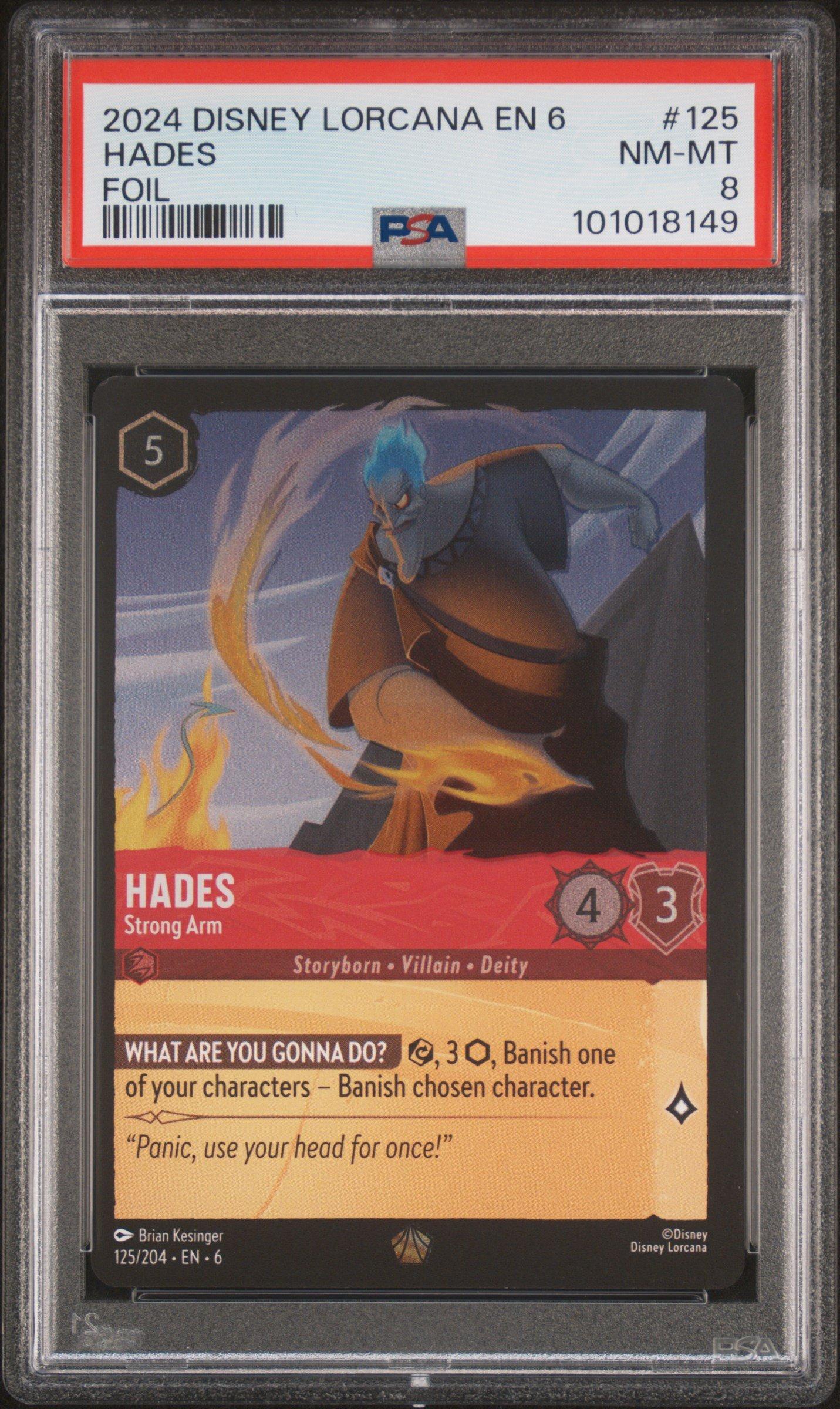 hades lorcana card Lorcana - Fabled - Hades - Infernal Schemer (Legendary) main image 0