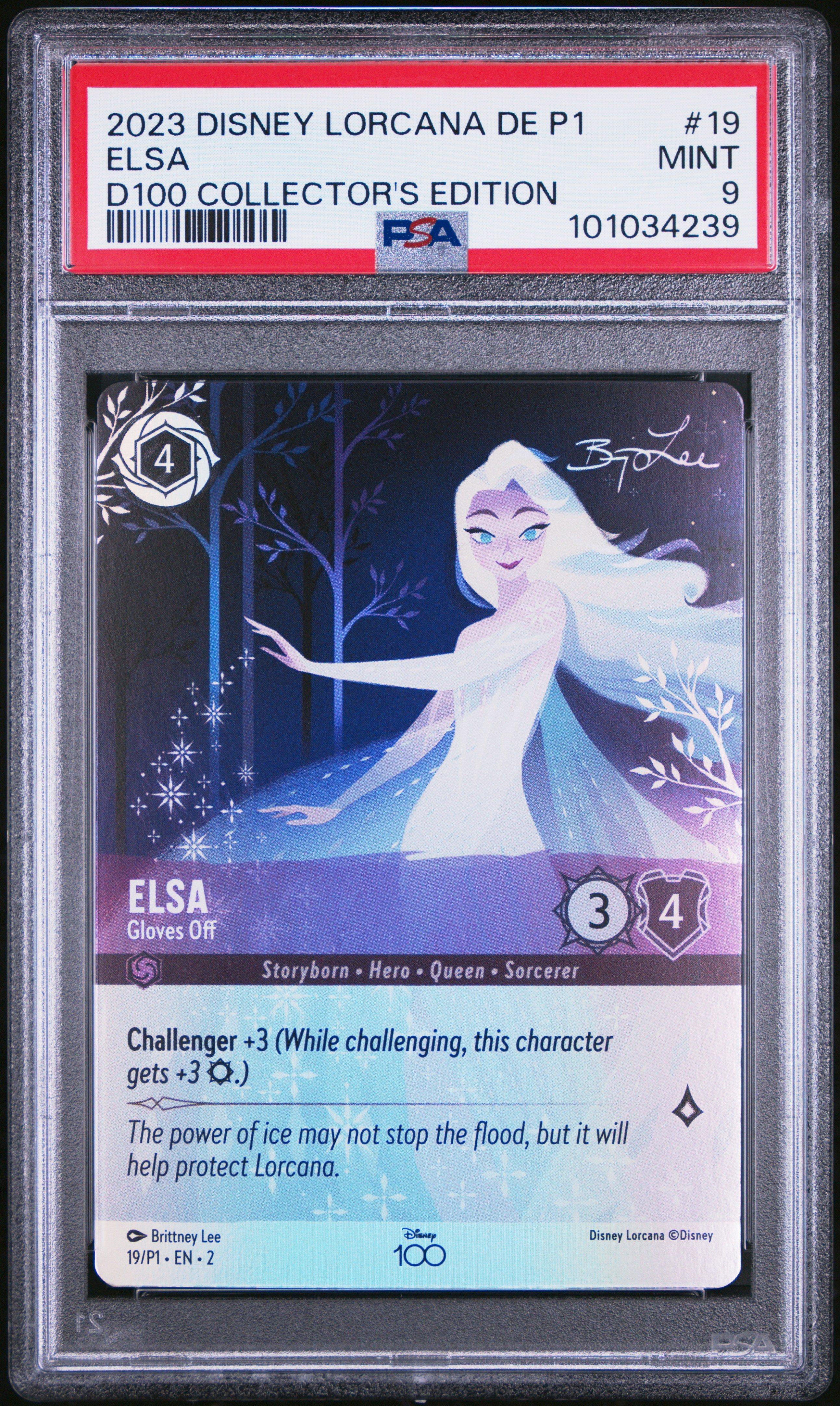 2023 Disney Lorcana German De P1-promo 19 Elsa - Gloves Off