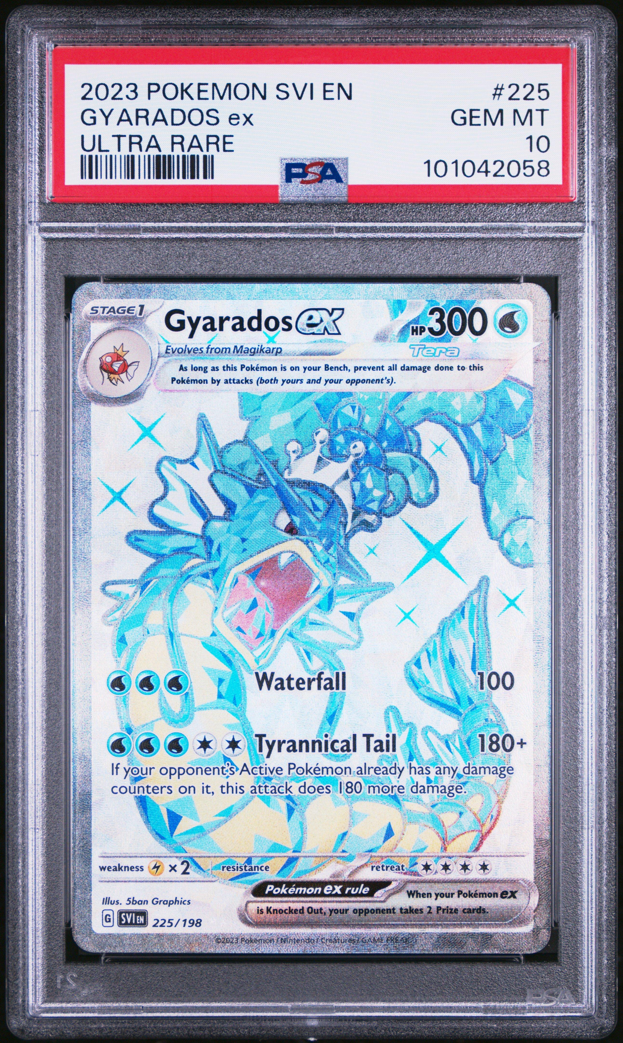 2023 Pokemon Svi En-scarlet & Violet 225 Gyarados Ex Ultra Rare