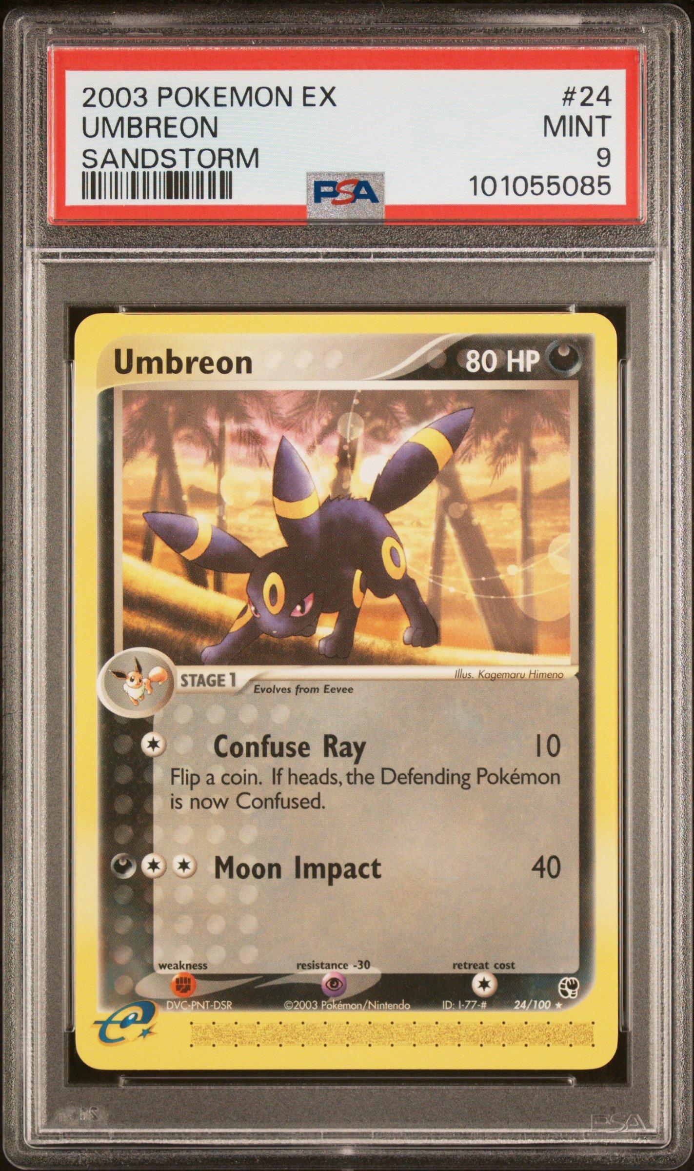 2003 Pokemon Ex Sandstorm 24 Umbreon PSA