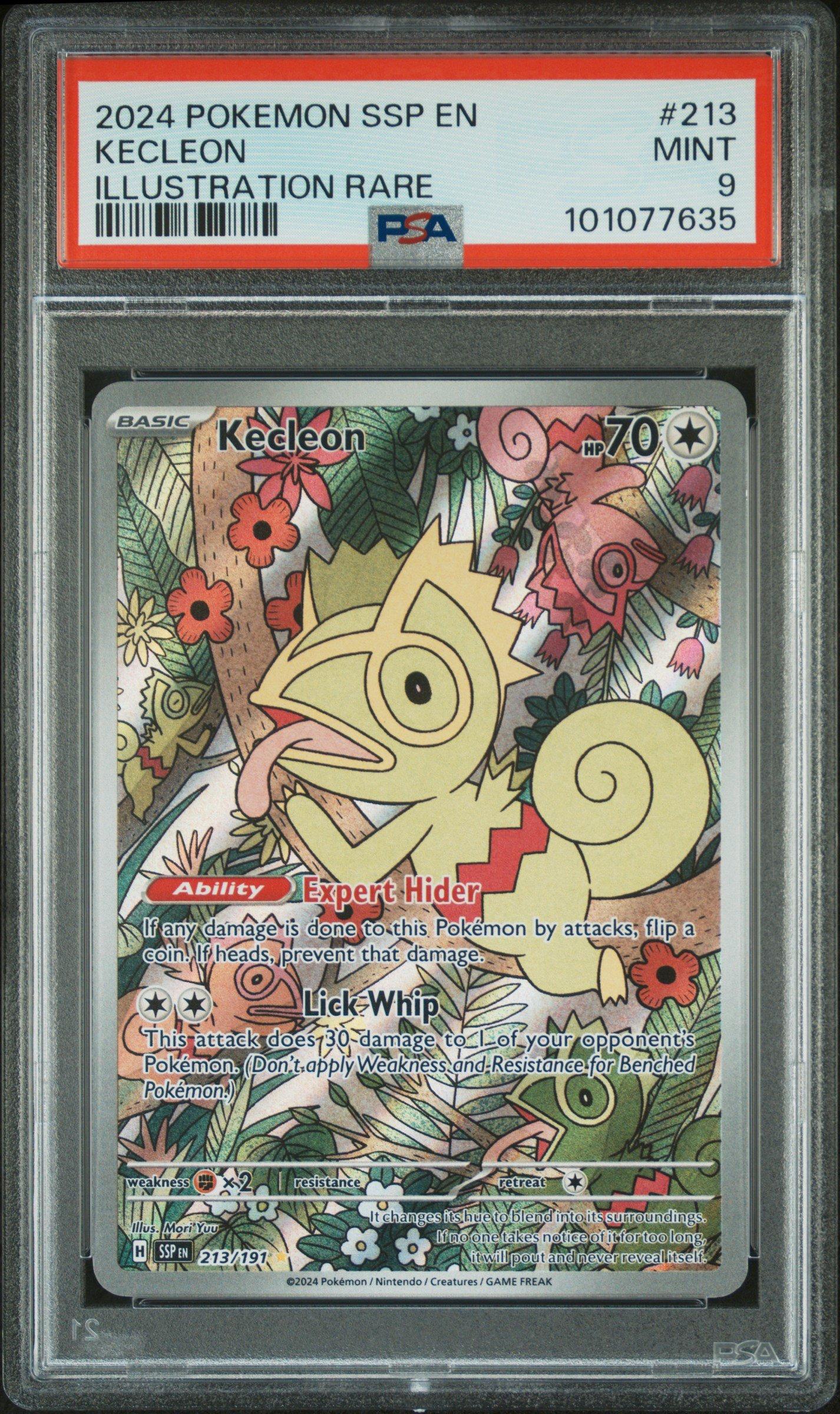 2024 Pokemon Ssp En-surging Sparks 213 Kecleon Illustration