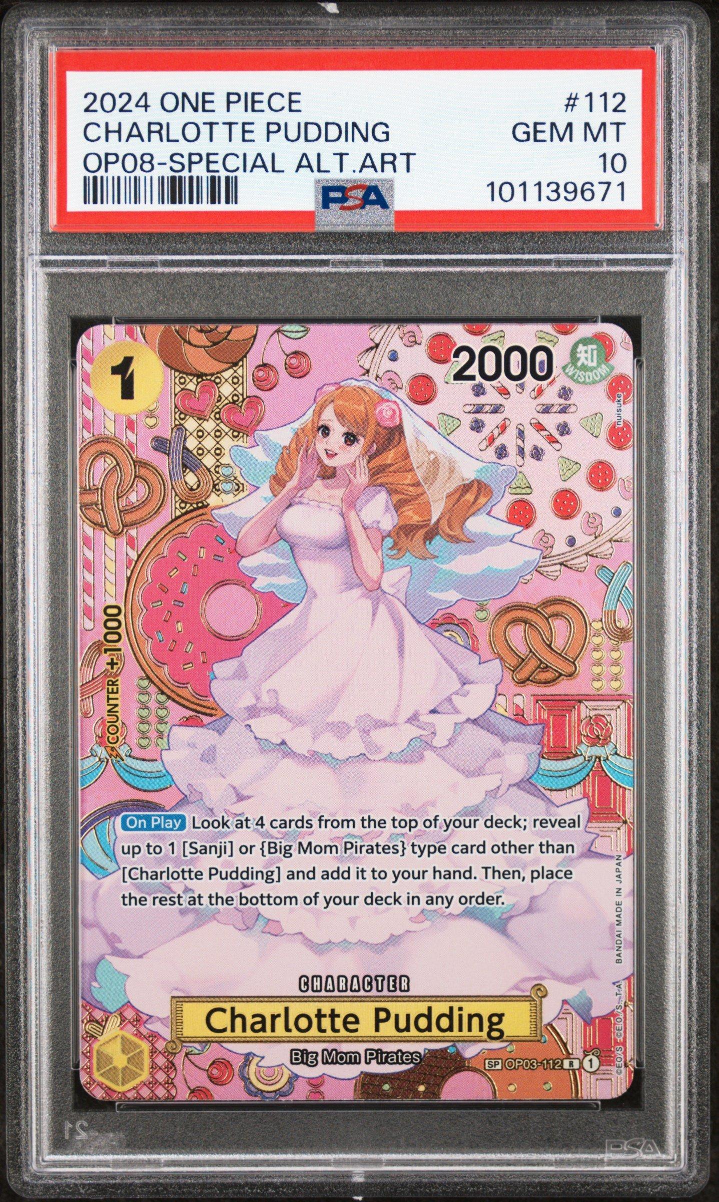 2024 One Piece Op08-two Legends 112 Charlotte Pudding Special