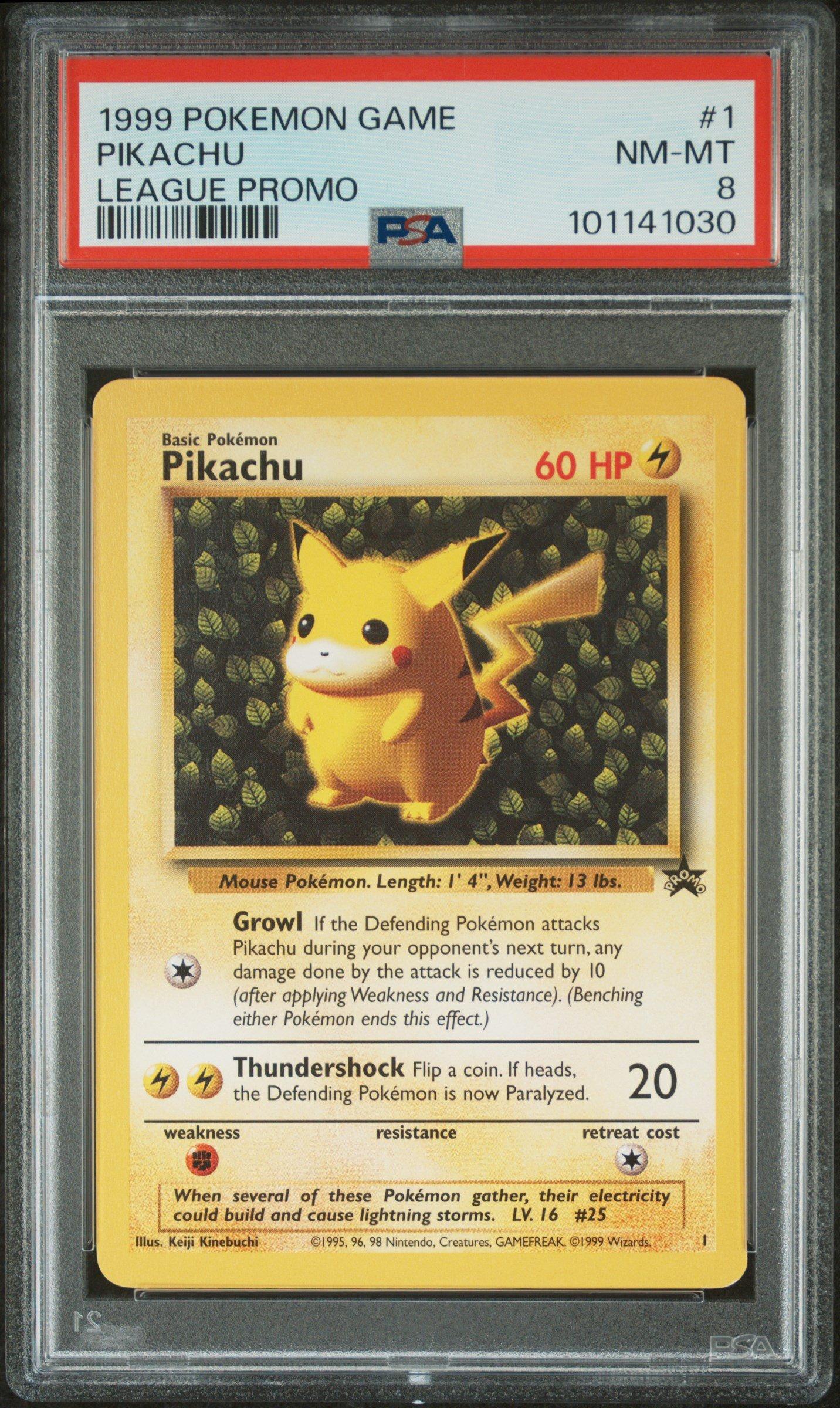 1999 Pokemon League Promo 1 Pikachu PSA