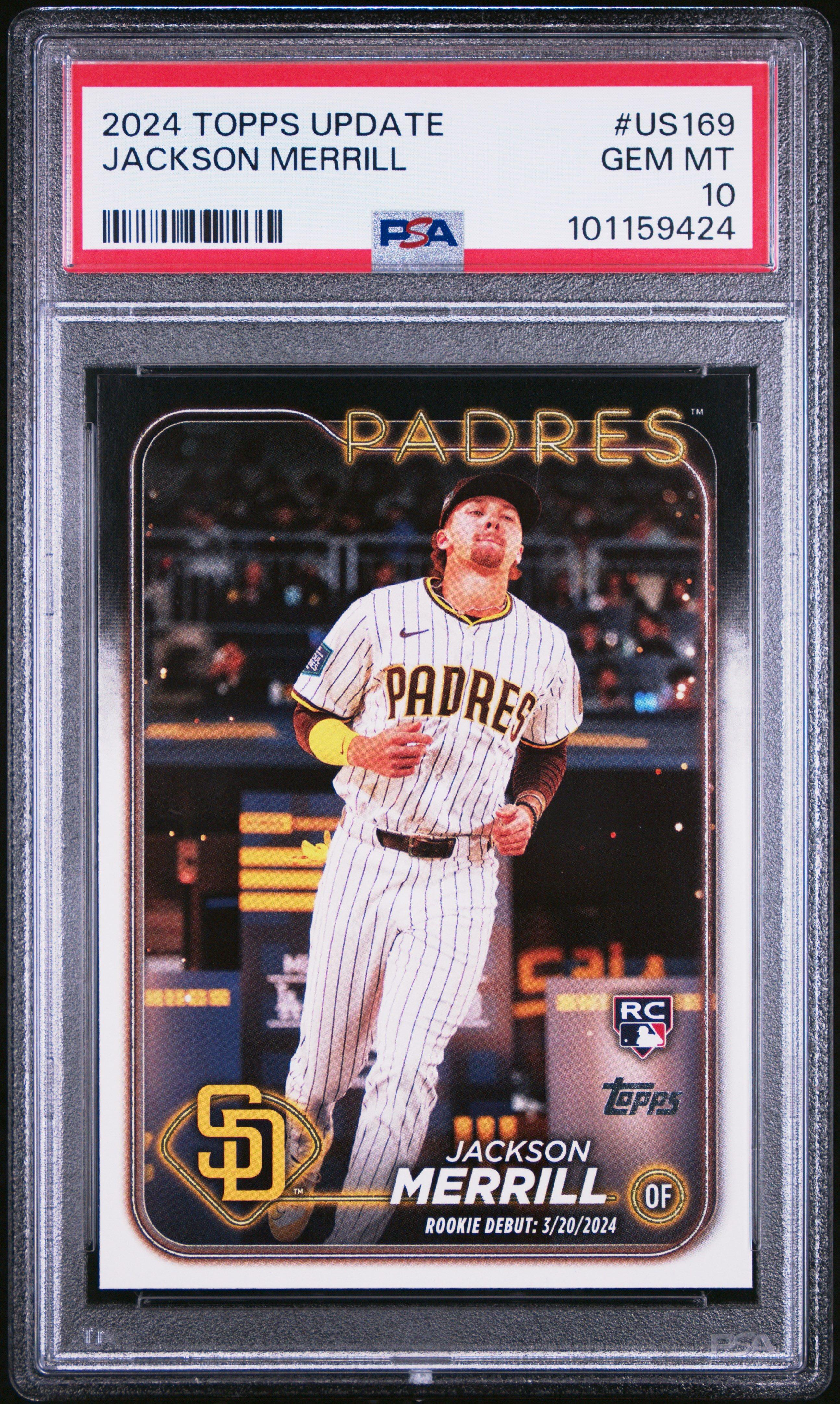 2024 Topps Update Us169 Jackson Merrill PSA 10