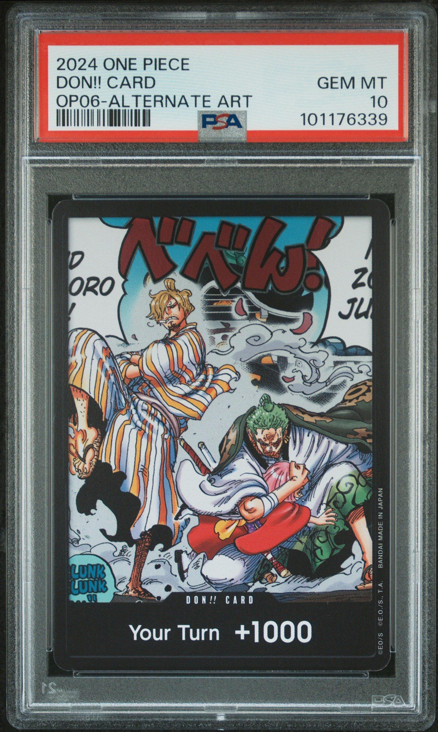 2024 One Piece Op06-wings Of The Captain Don!! Card Alternate Art