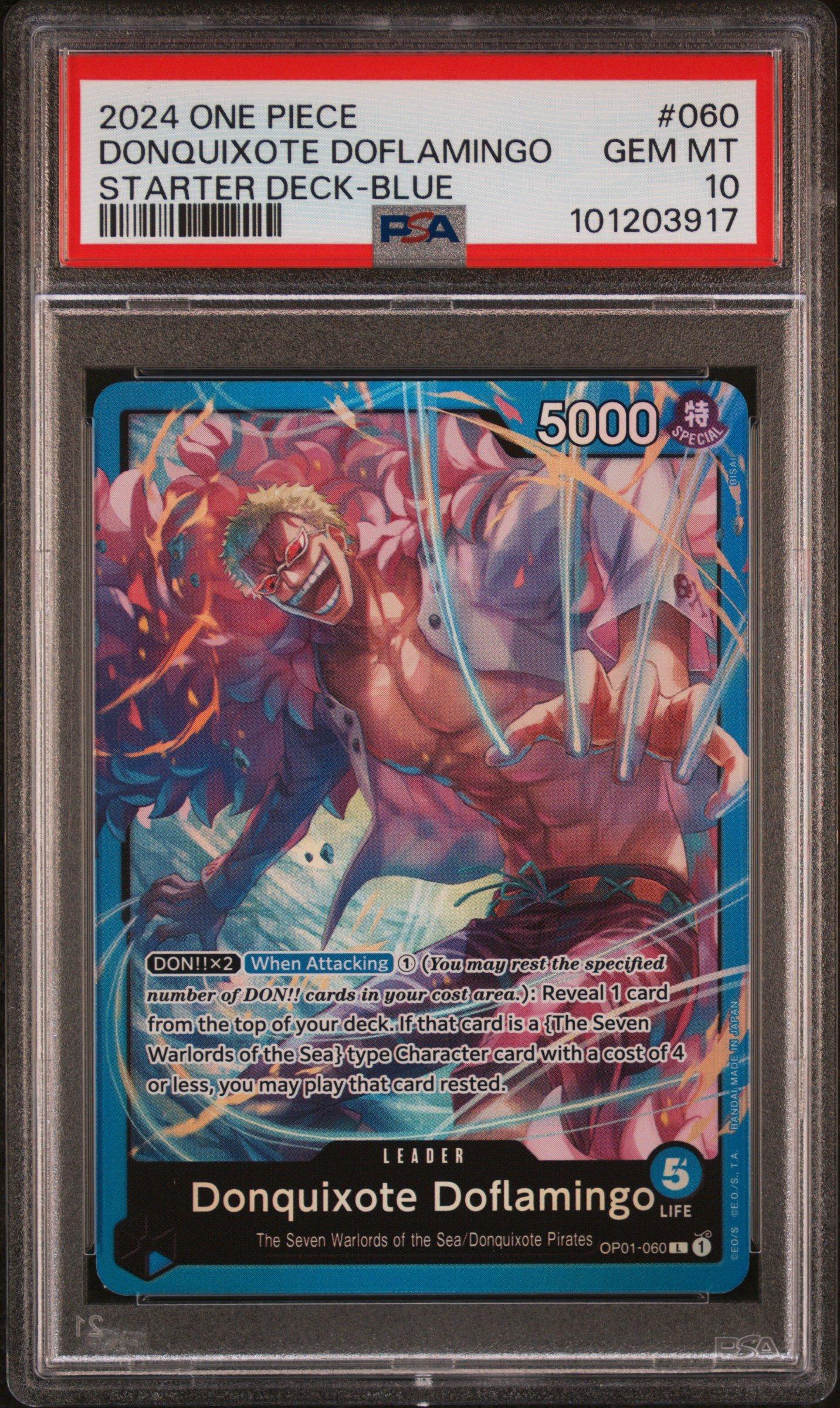2024 One Piece Starter Deck St17-blue Donquixote Doflamingo 060