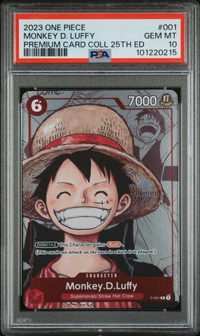 モンキーDルフィ　PSA10 Anime 25th collection PSA 10 Monkey D Luffy EB02-010 Parallel Anime 25th