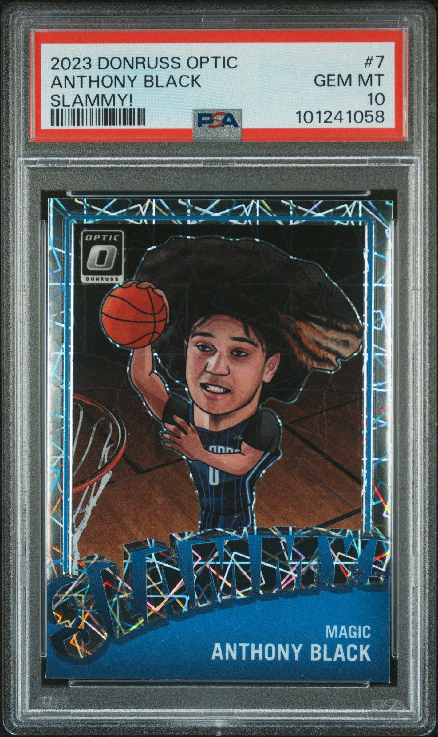 2023 Panini Donruss Optic Slammy! 7 Anthony Black PSA 10