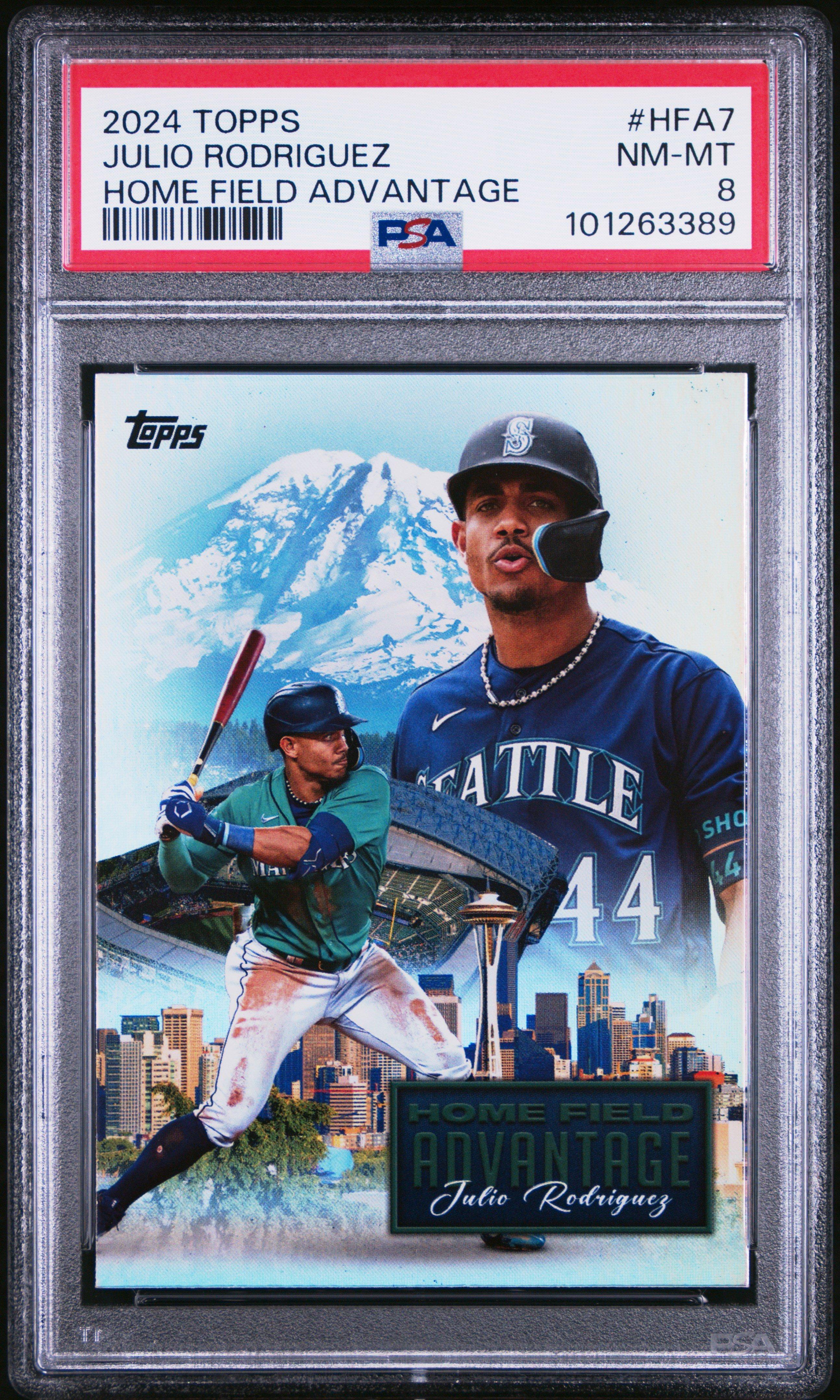 2024 Topps Home Field Advantage Hfa7 Julio Rodriguez PSA