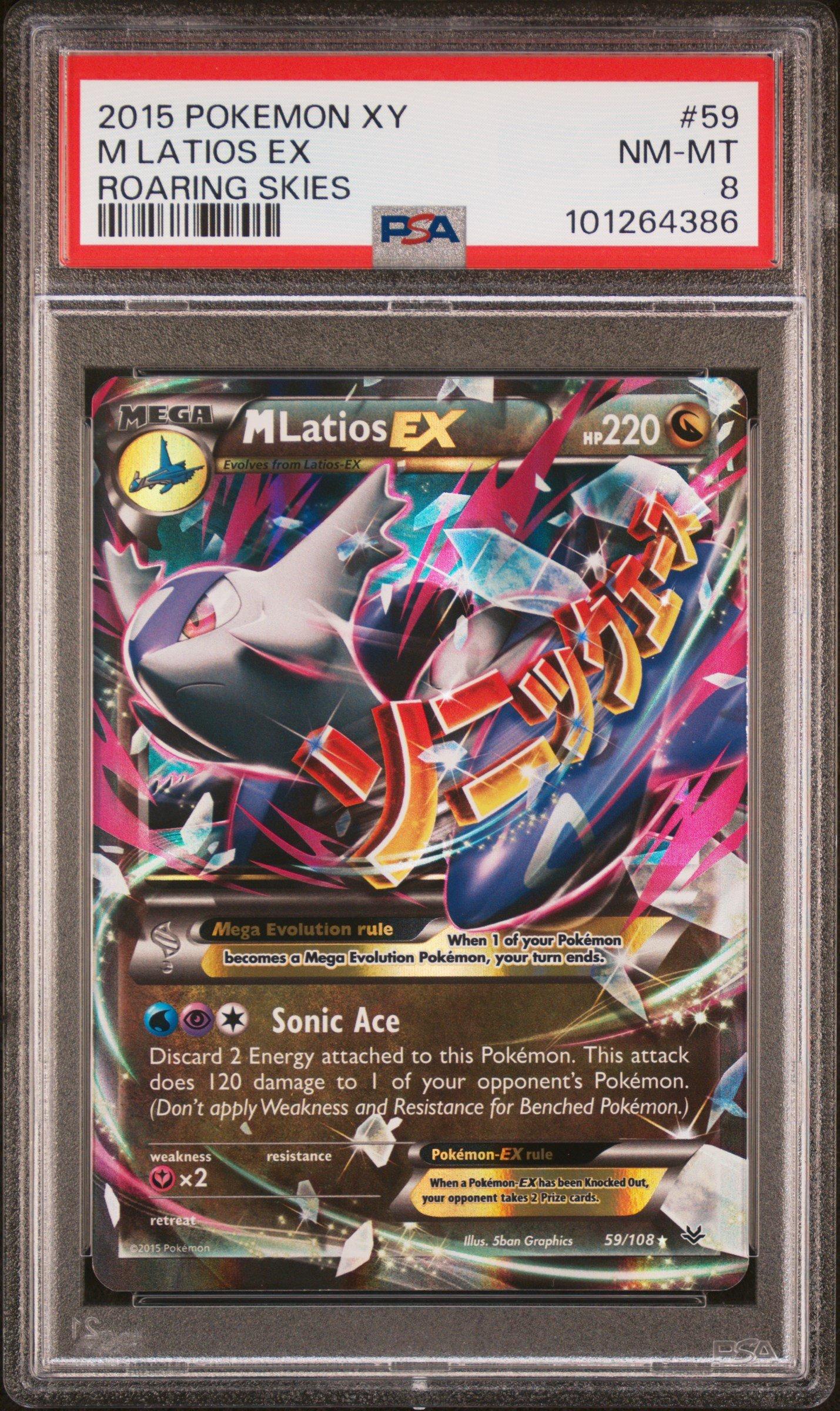 2015 Pokemon Xy Roaring Skies Latios Ex PSA