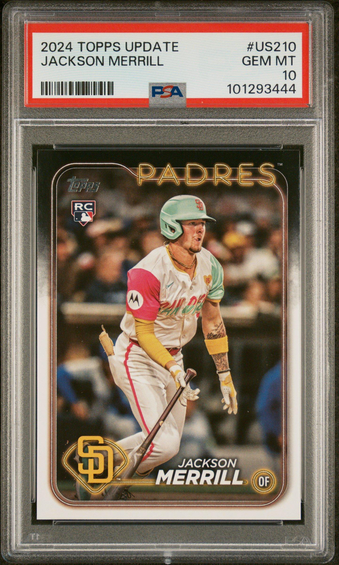 2024 Topps Update Us210 Jackson Merrill PSA 10