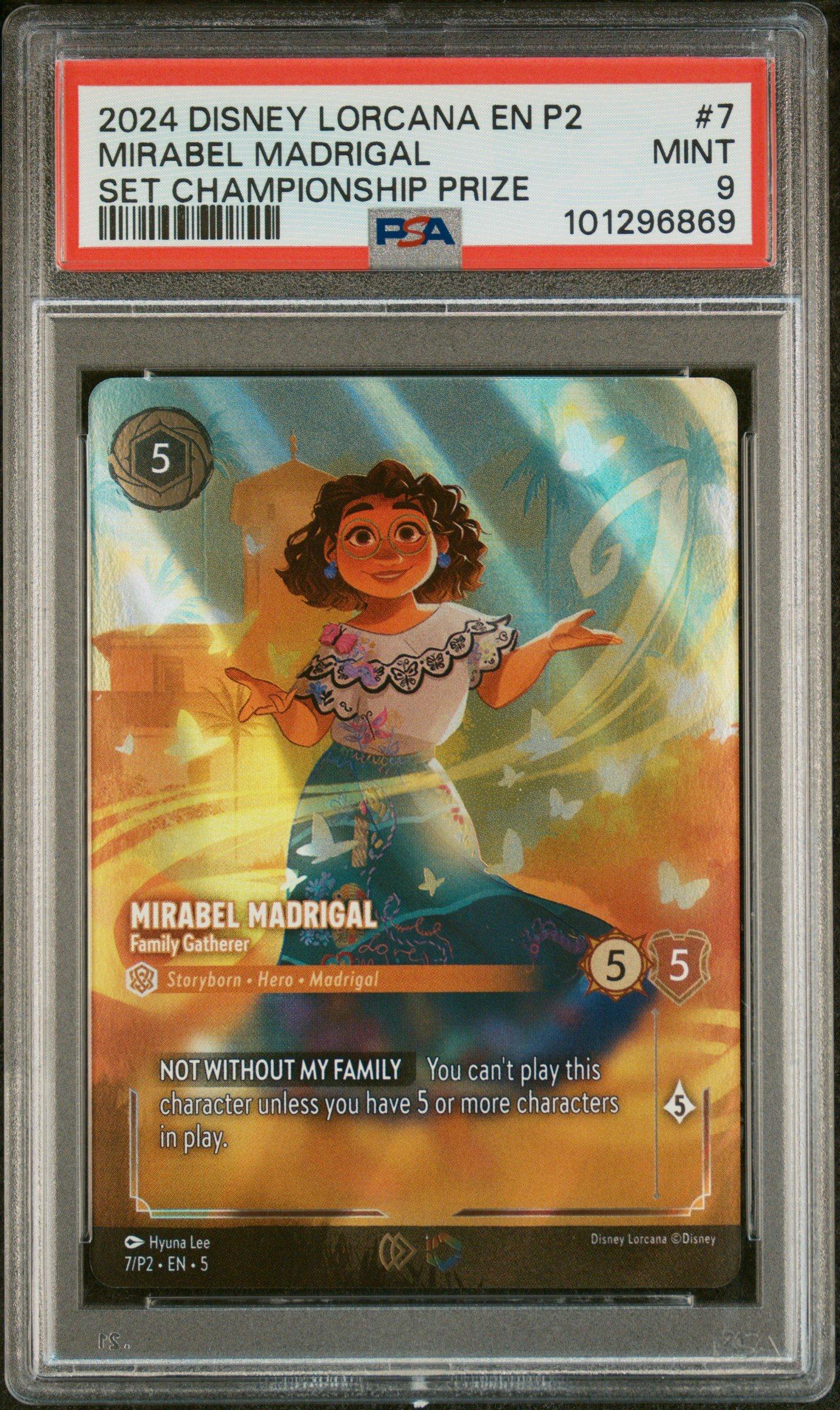 PSA10Disney Lorcana ミラベル・マドリガル #7 7921 2024 Disney Lorcana En P2-promo 7 Mirabel Madrigal - Family