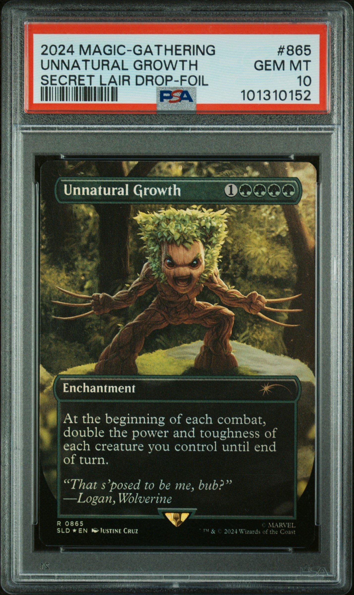 2024 Magic The Gathering Secret Lair Drop 0865 Unnatural Growth