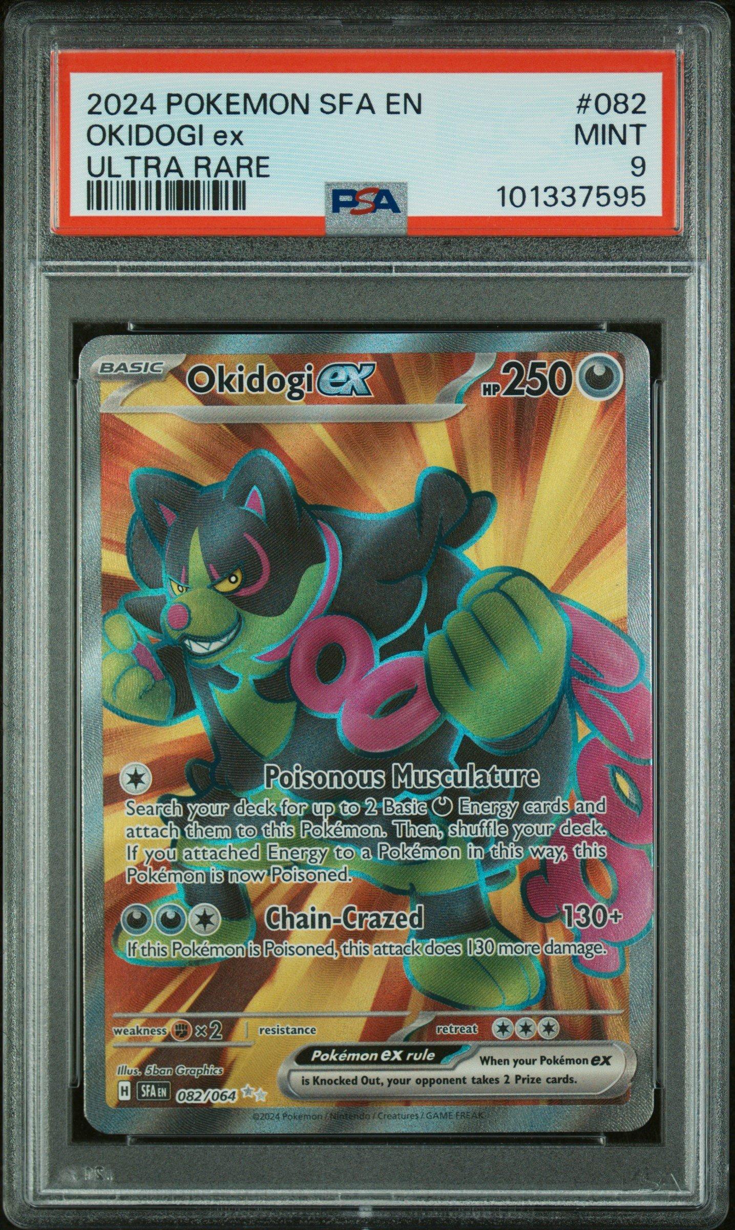 okidogi pokemon card PSA 10 #110 Mask of Change SV6 Japanese – GorillaTCG shuffle your deck Okidogi ex Pokemon Card TCG