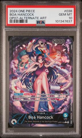 カードダスその他 2024 ONE PIECE JEWELRY BONNEY PSA 10 PSA 10 One Piece Jewelry Bonney Alt Art OP07-019 L 500Years