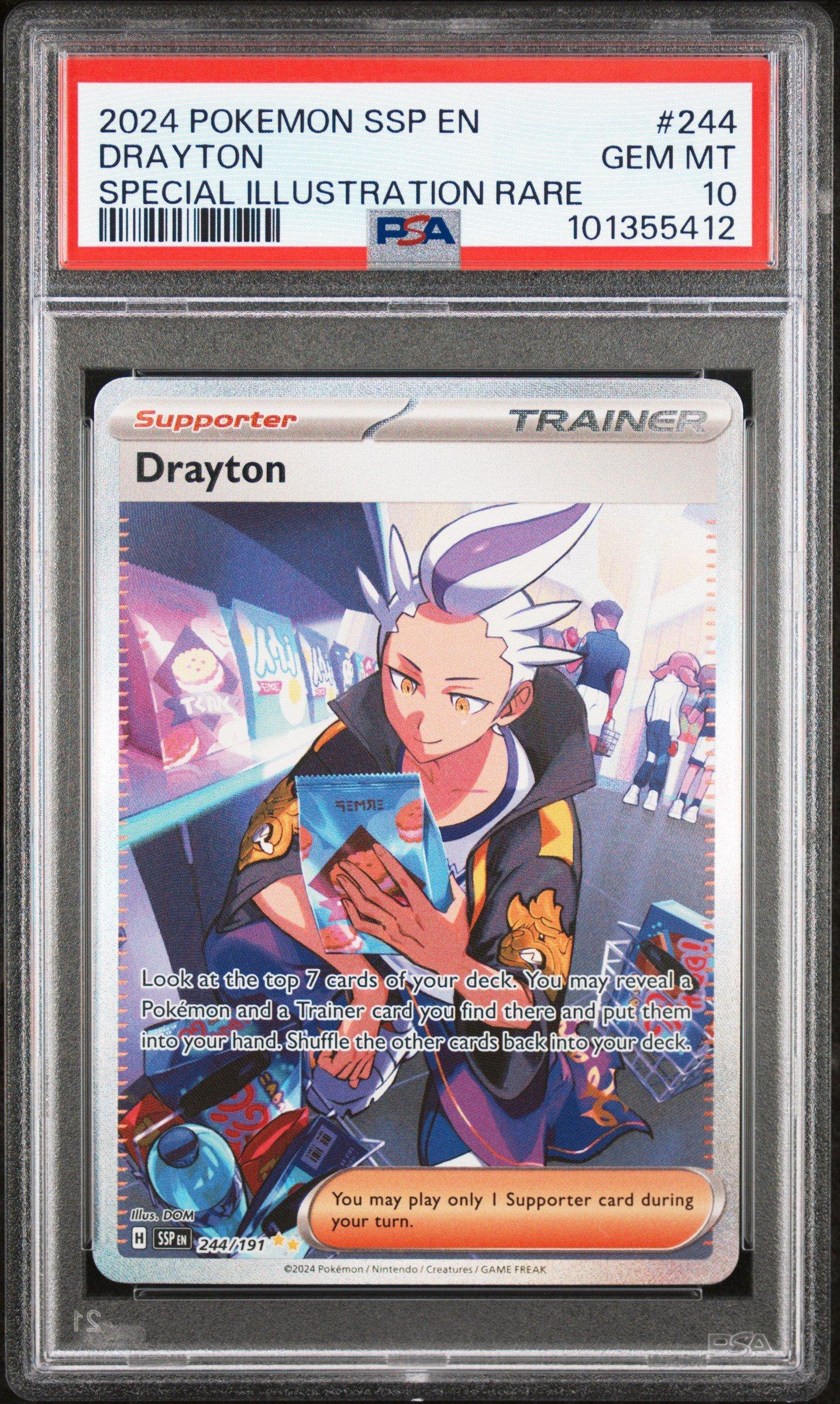 2024 Pokemon Ssp En-surging Sparks 244 Drayton Special