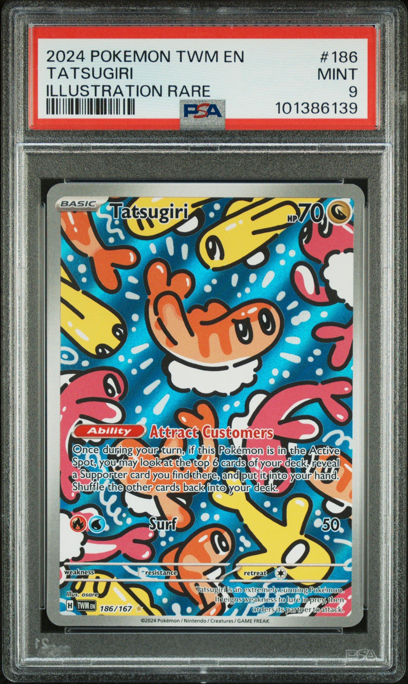 2024 Pokemon Twm En-twilight Masquerade 186 Tatsugiri Illustration