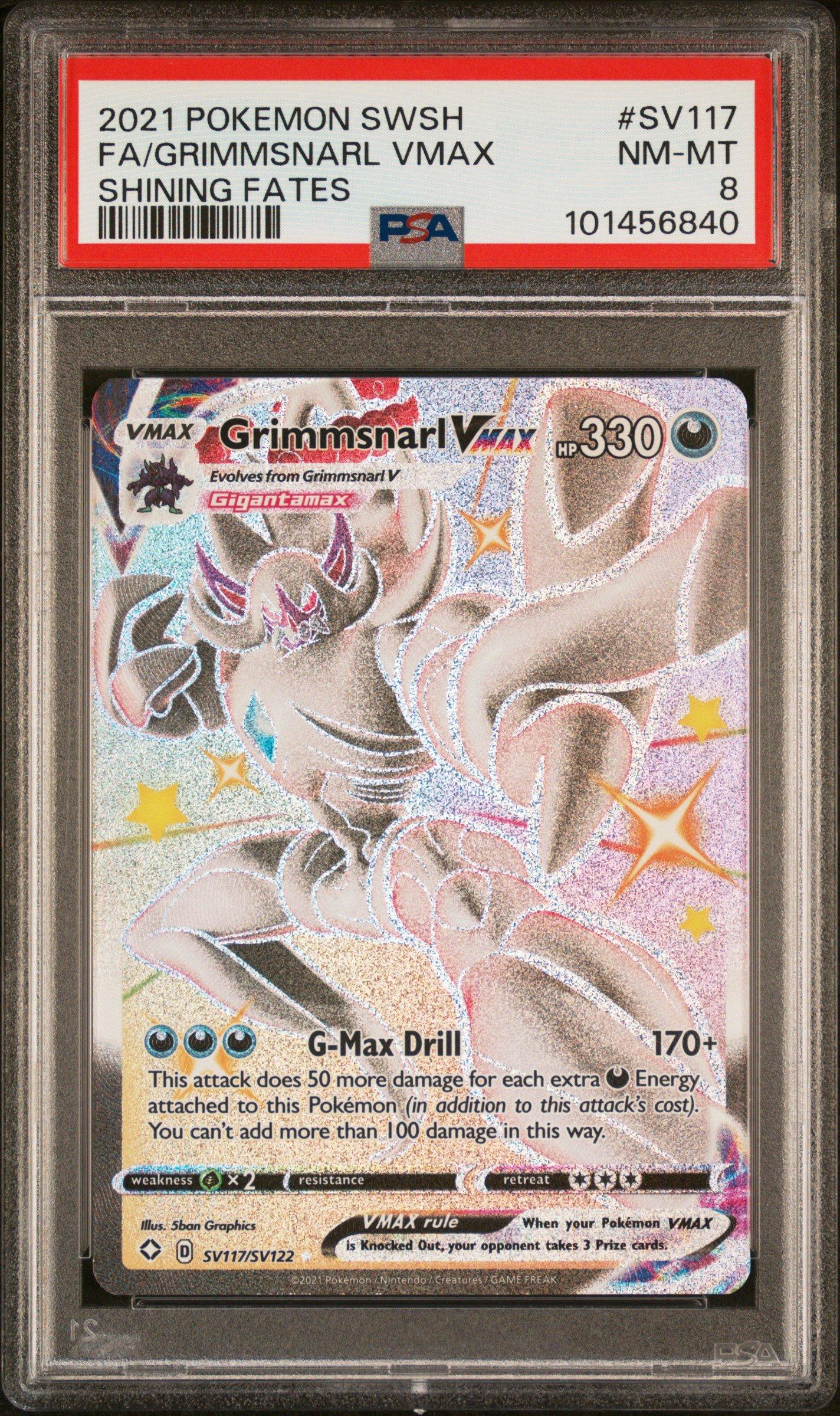 2021 Pokemon Sword & Shield Shining Fates Sv117 Full Art