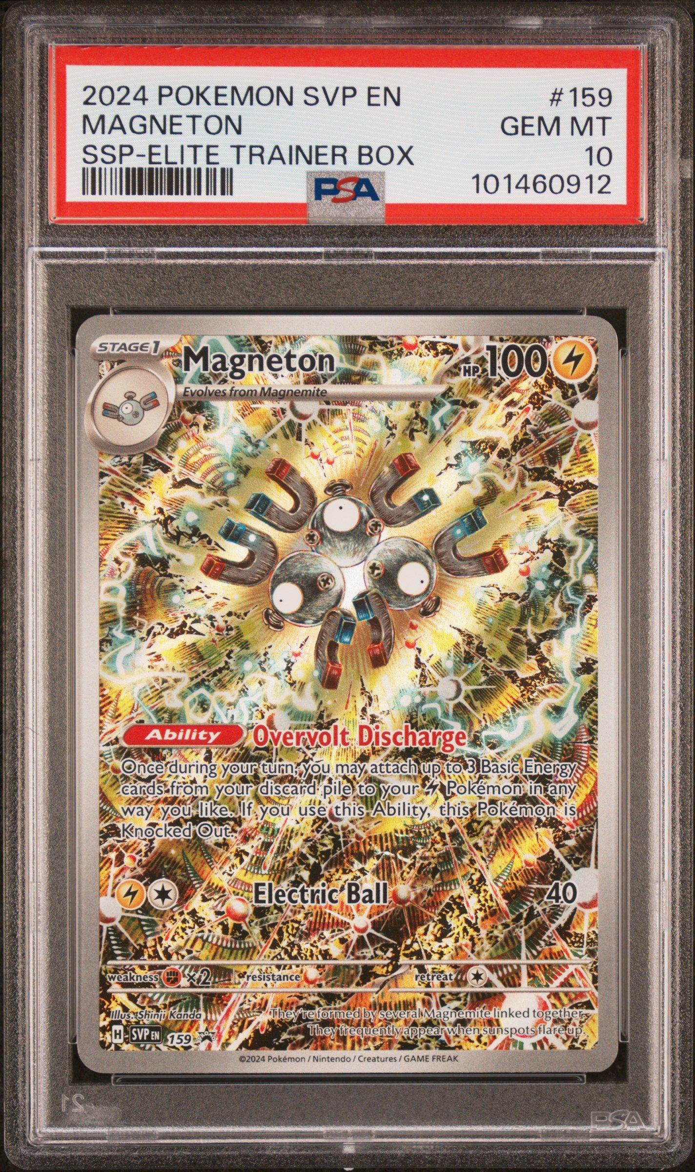 2024 Pokemon Svp En-sv Black Star Promo 159 Magneton Surging
