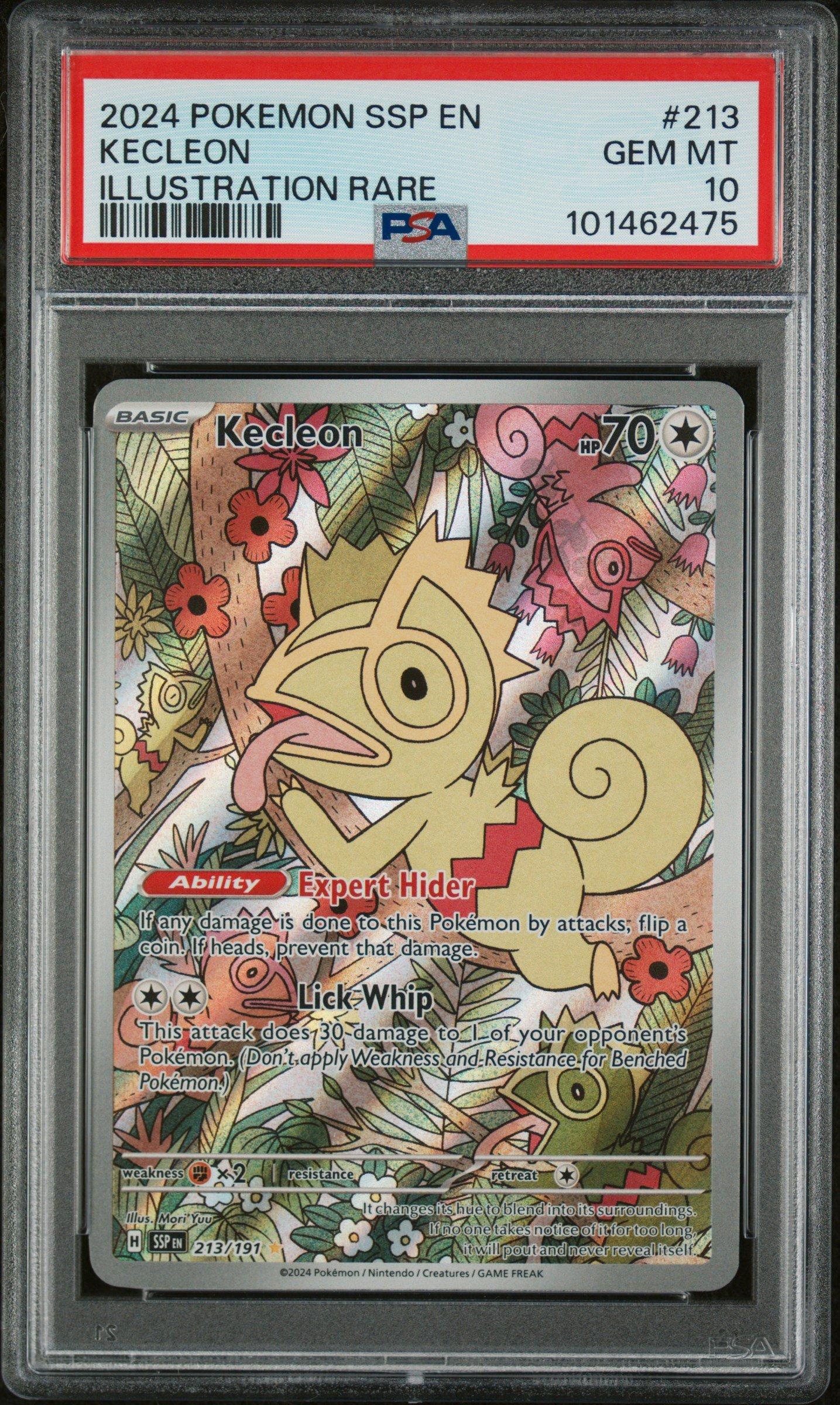 2024 Pokemon Ssp En-surging Sparks 213 Kecleon Illustration Rare